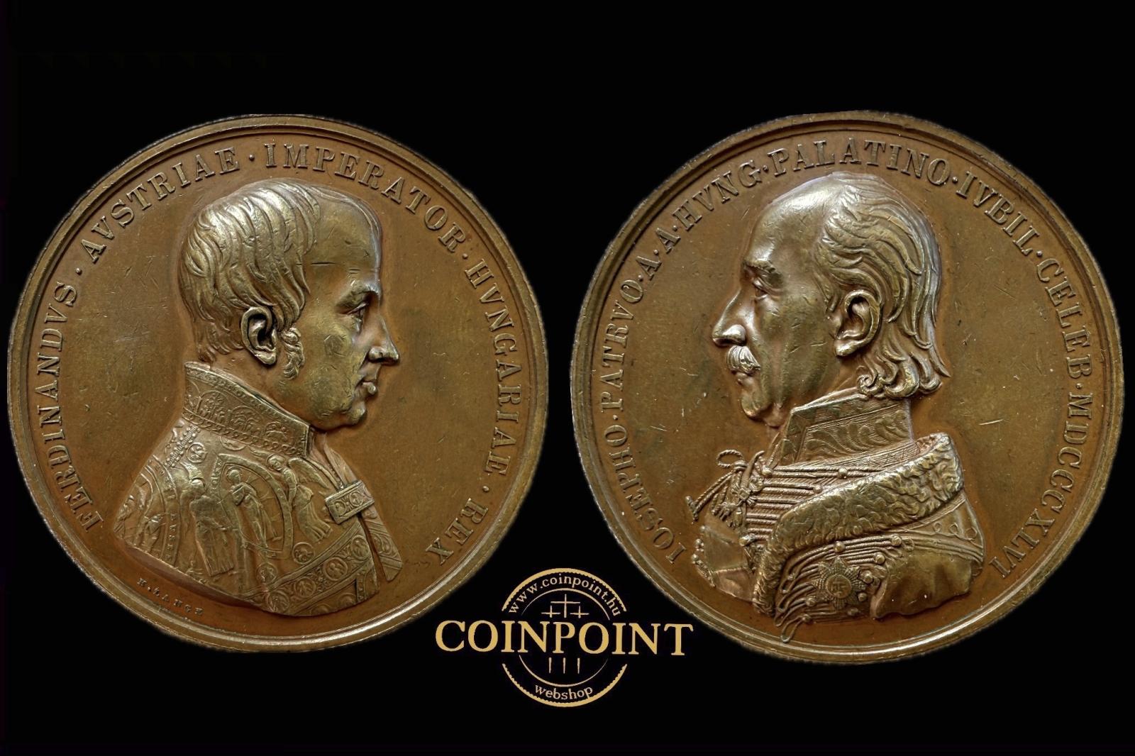V. Ferdinánd és József nádor – Egy jubileumi emlékérem a reformkorból