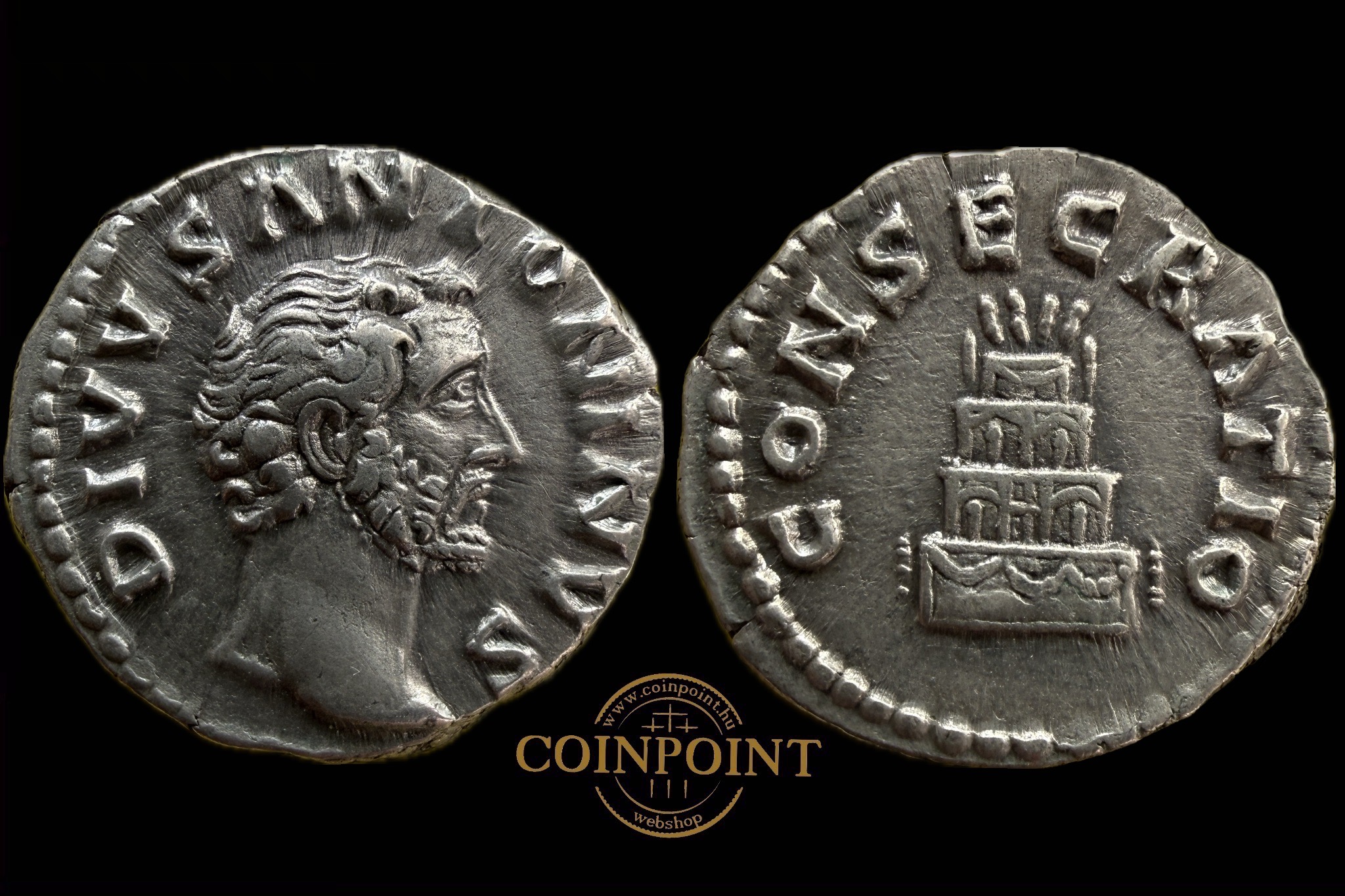 Antoninus Pius Dénár (161) RIC III 438