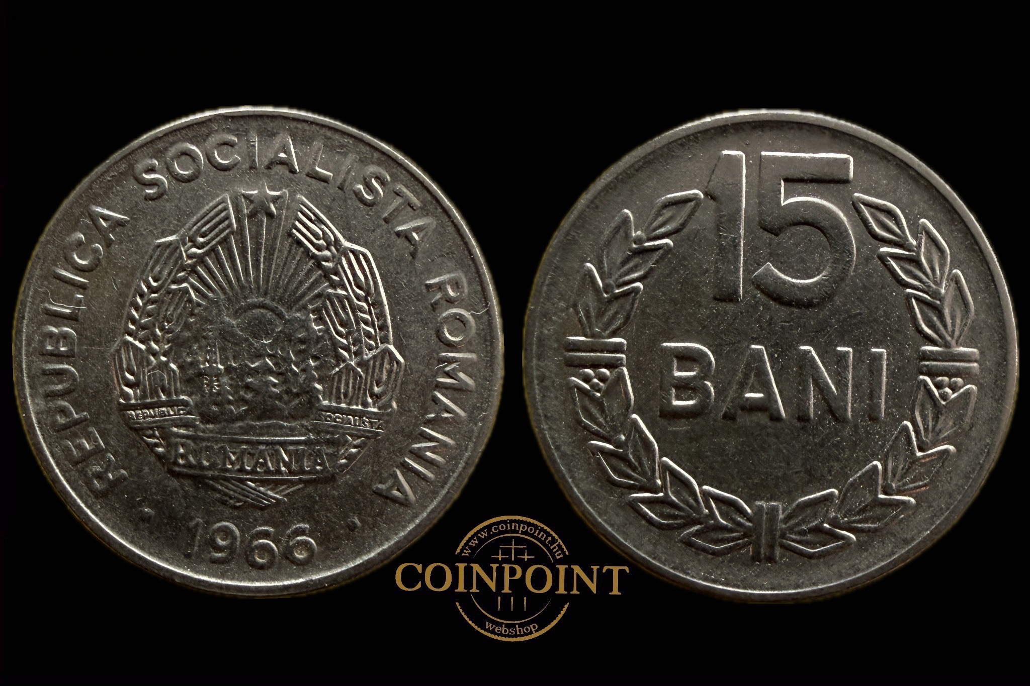 Románia 1966 15 Bani KM93