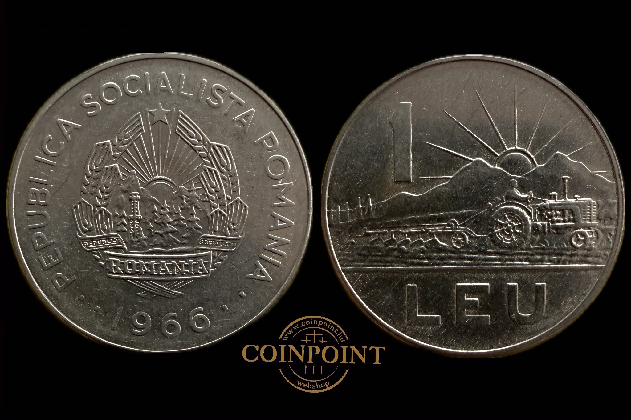 Románia 1966 1 Leu KM95