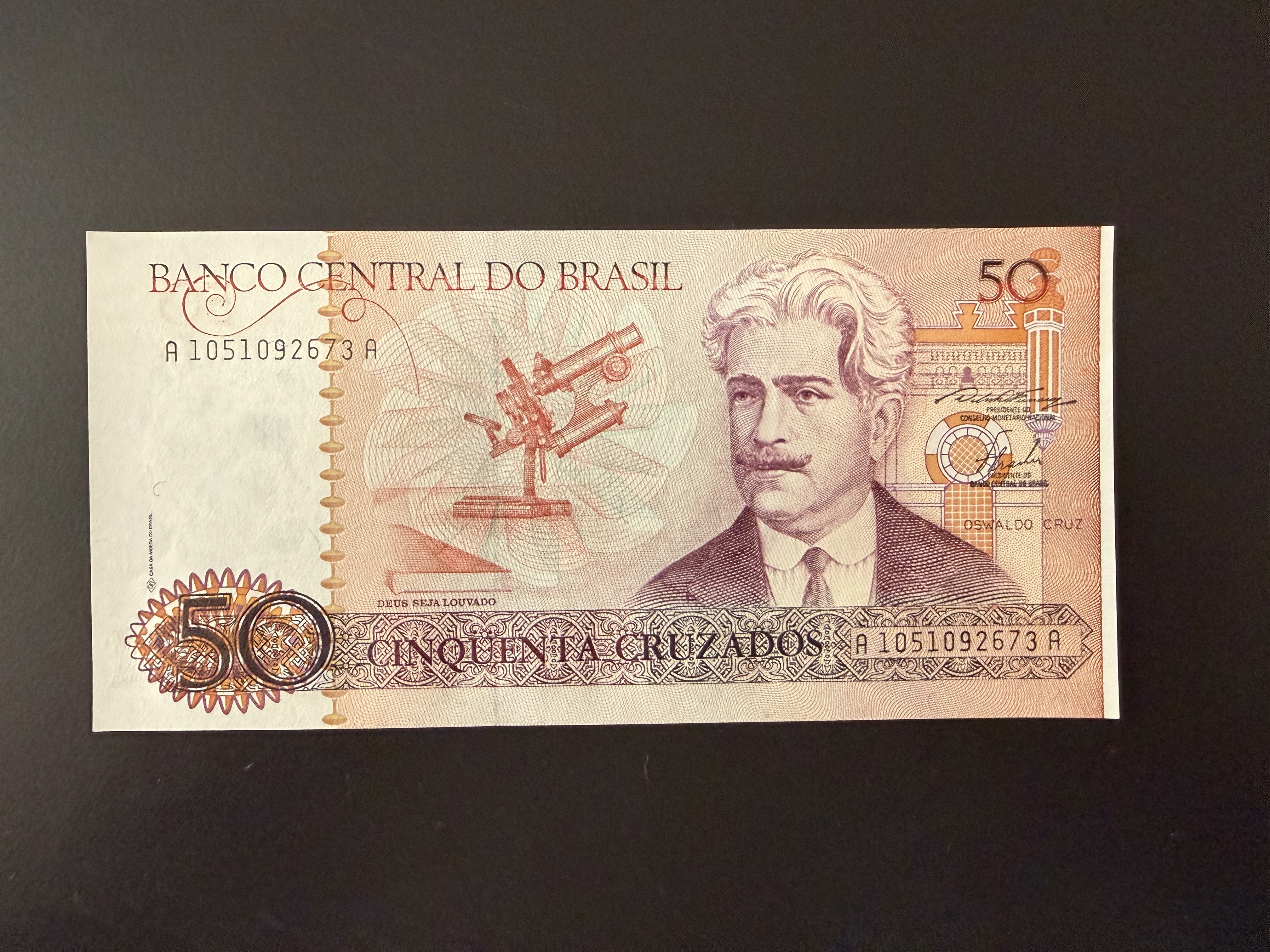 Brazil 50 Cruzados 1986 (P.210a) UNC