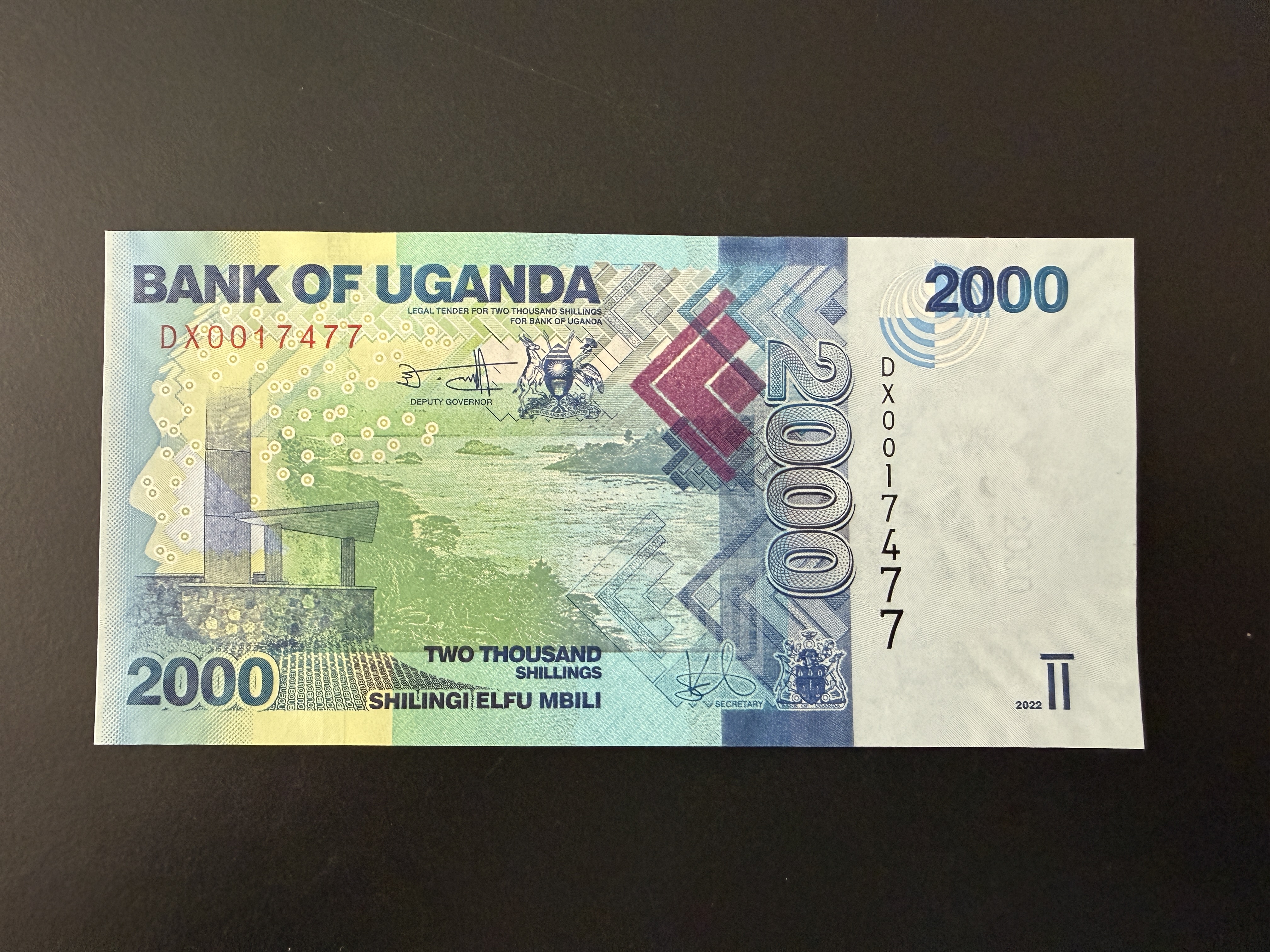 Uganda 2000 Shillings 2022 (P.50) UNC