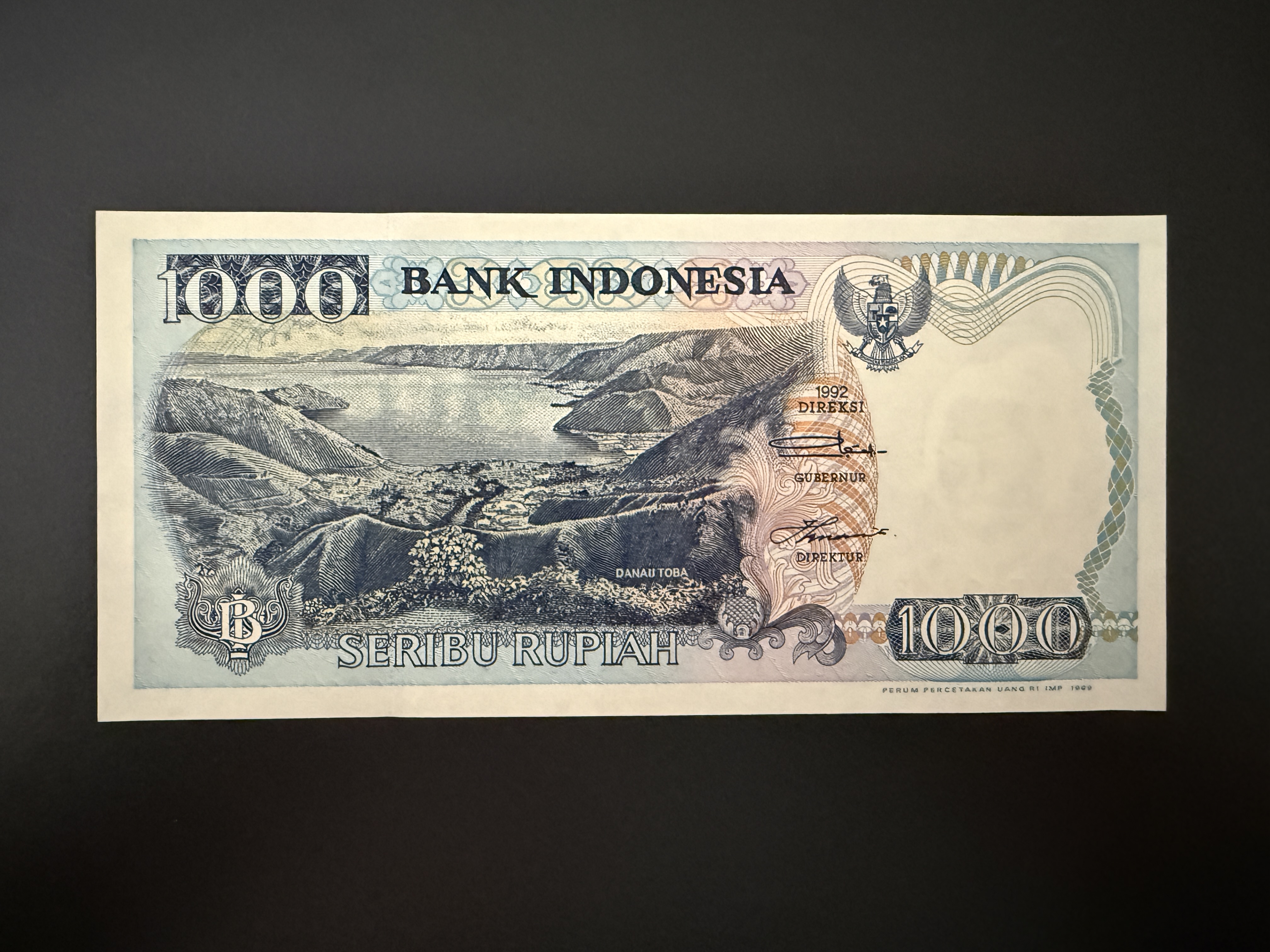 Indonesia 1000 Rupiah 1992 (P.129) UNC