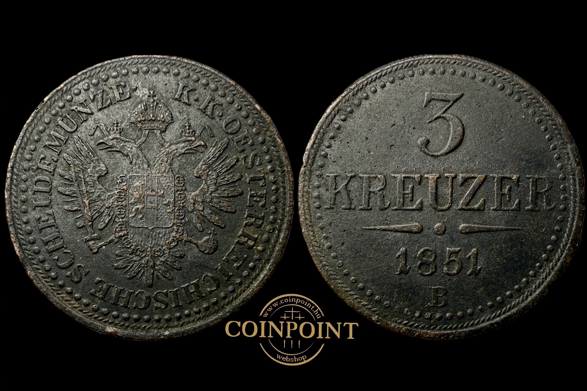 3 Krajcár 1851 B