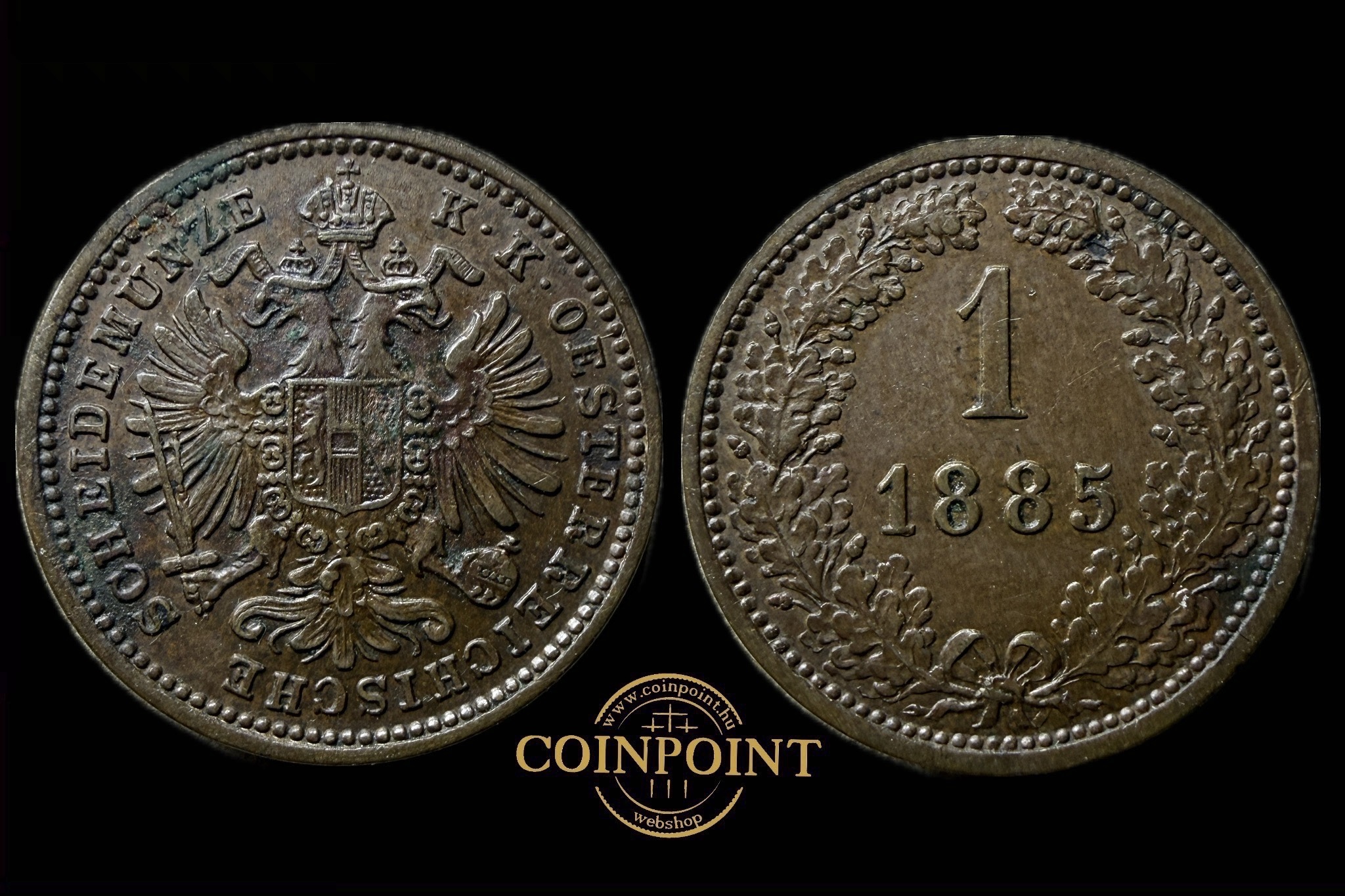 Ferenc József 1 Krajcár 1885