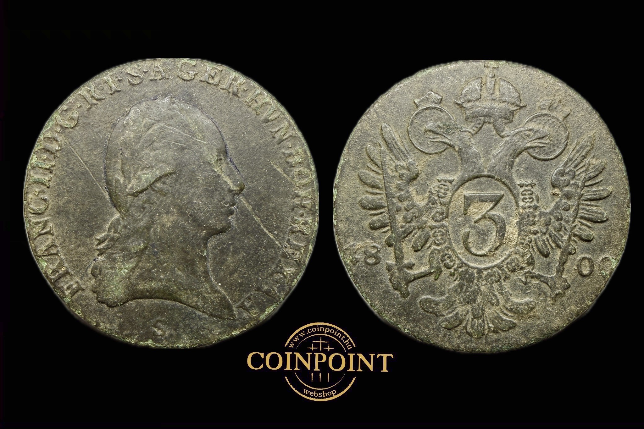 Ferenc 3 Krajcár (1800)S Adamo C4