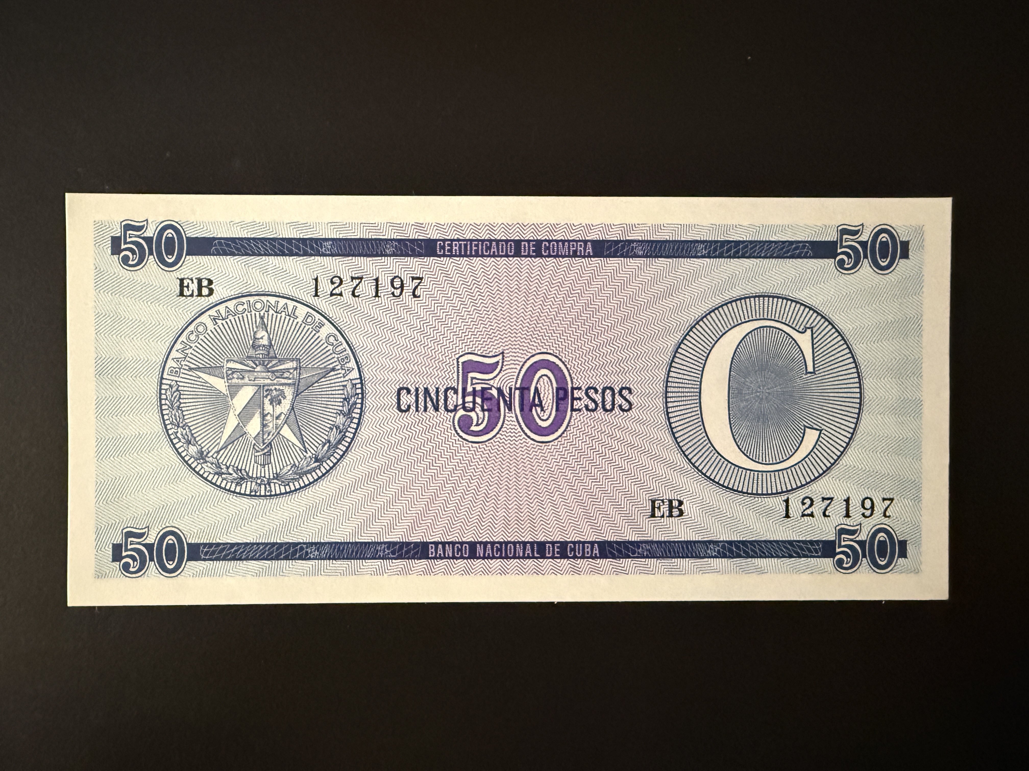 CUBA 50 Pesos 1985 (P.FX24) 