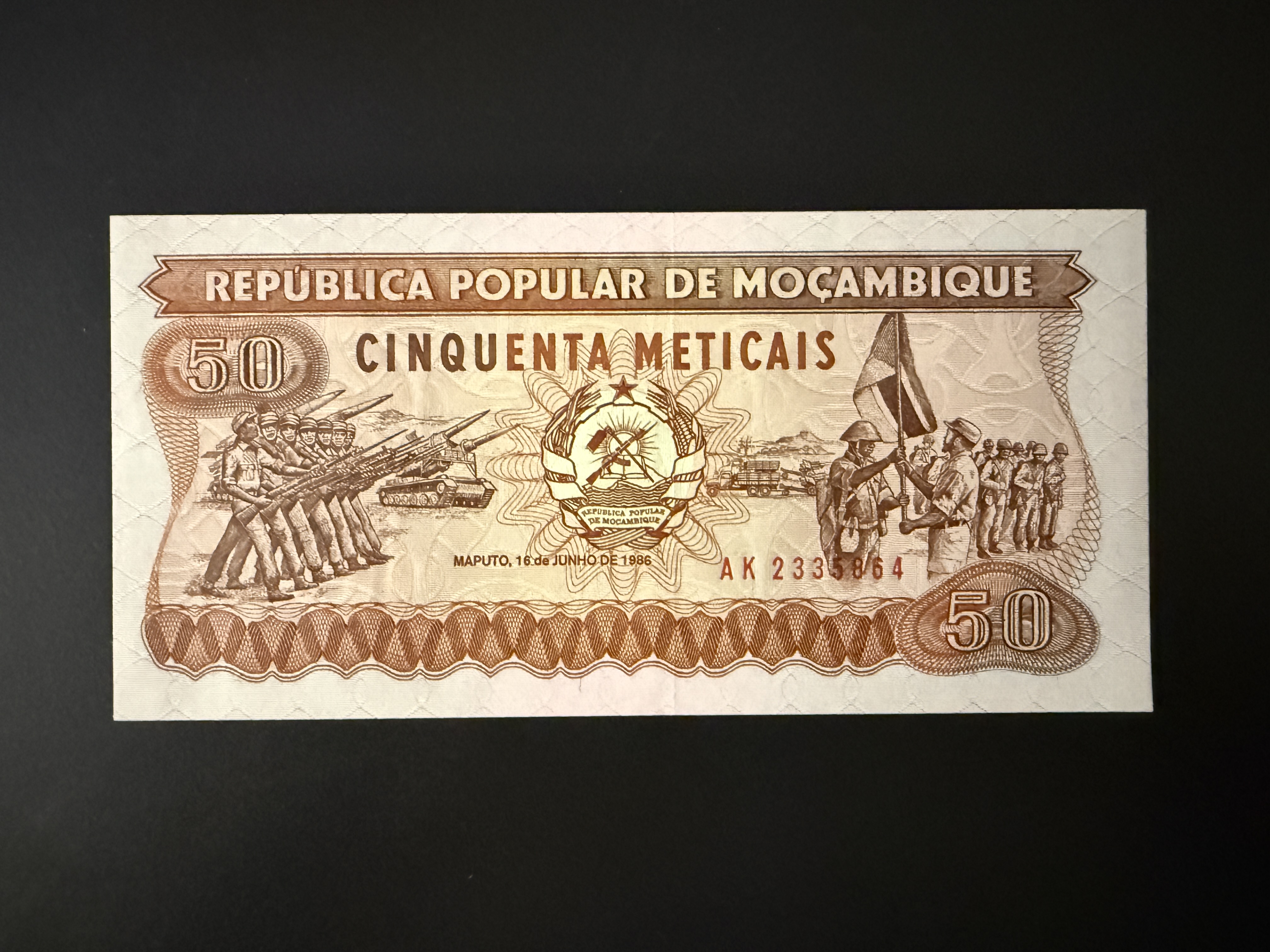 MOZAMBIQUE 50 Meticais 16.6.1986 (P.129) UNC