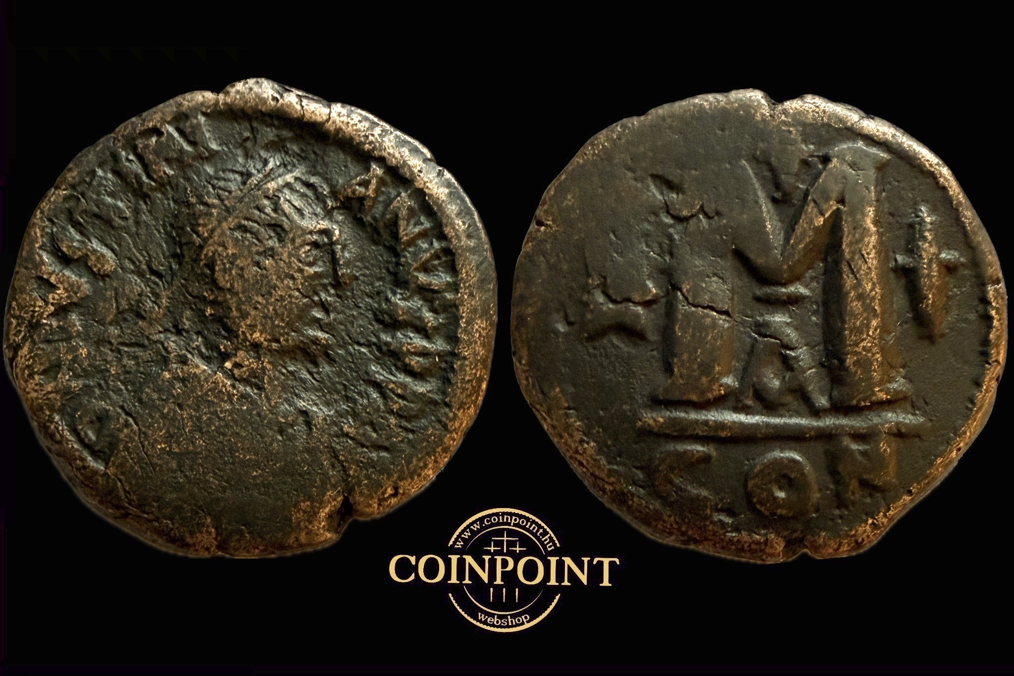 I.Justin  (518-527) Follis DN IVSTINIANVS PP AVG Sear 84