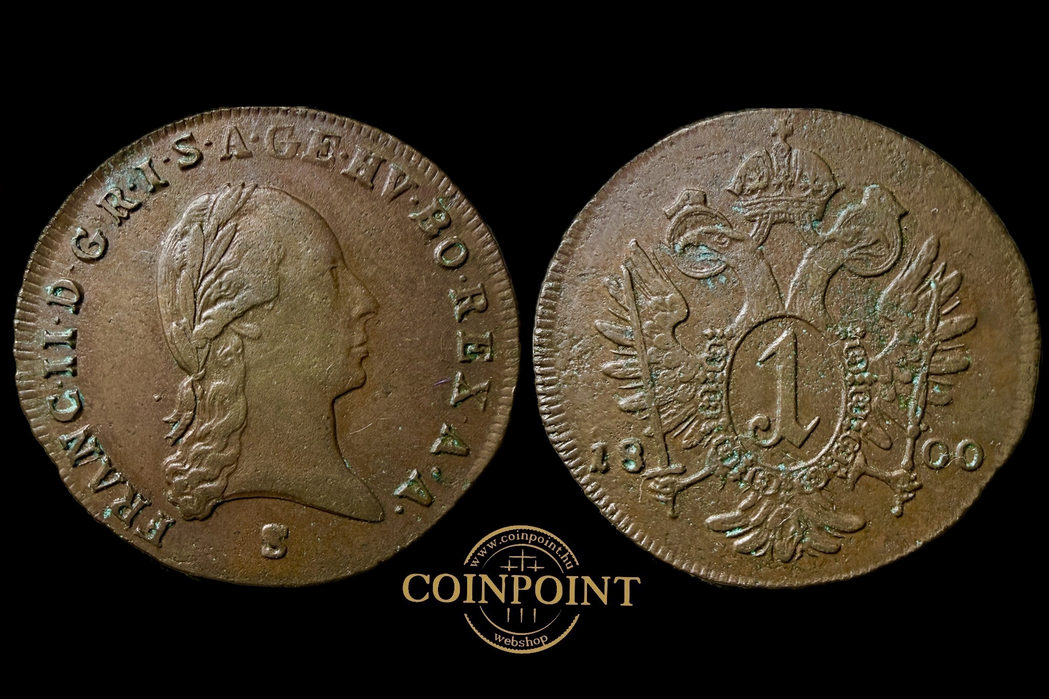 Ferenc 1 Krajcár 1800 S Adamo C2