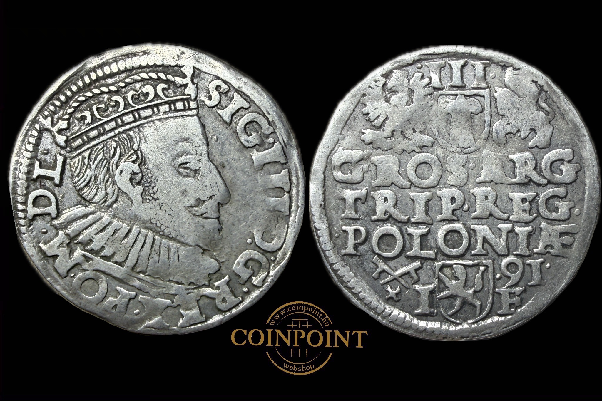 III.Sigmunt Vasa 1591 IF 3Garas