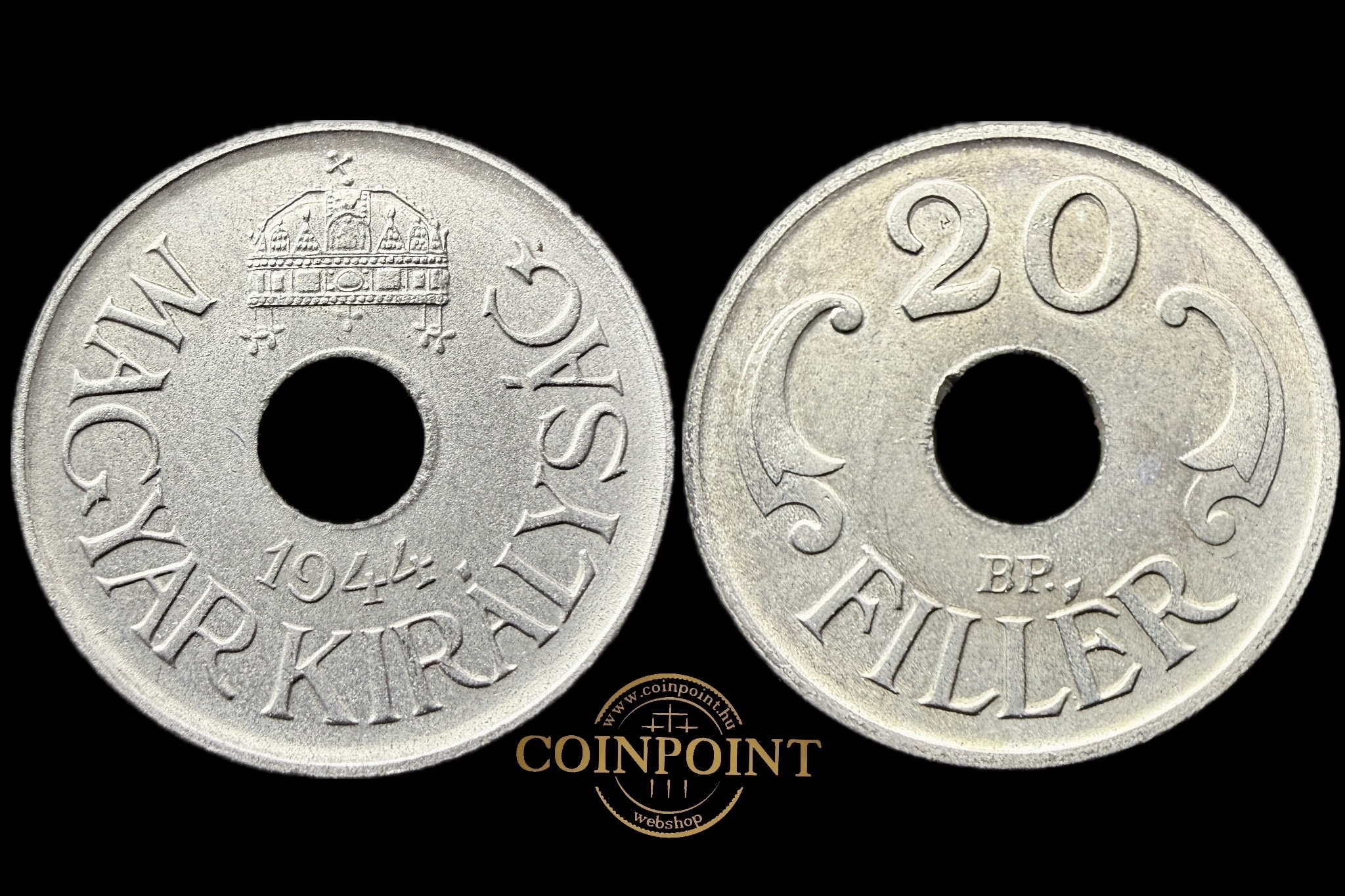 Magyar Királyság (1944) 20 fillér UNC  Adamo P4.1 