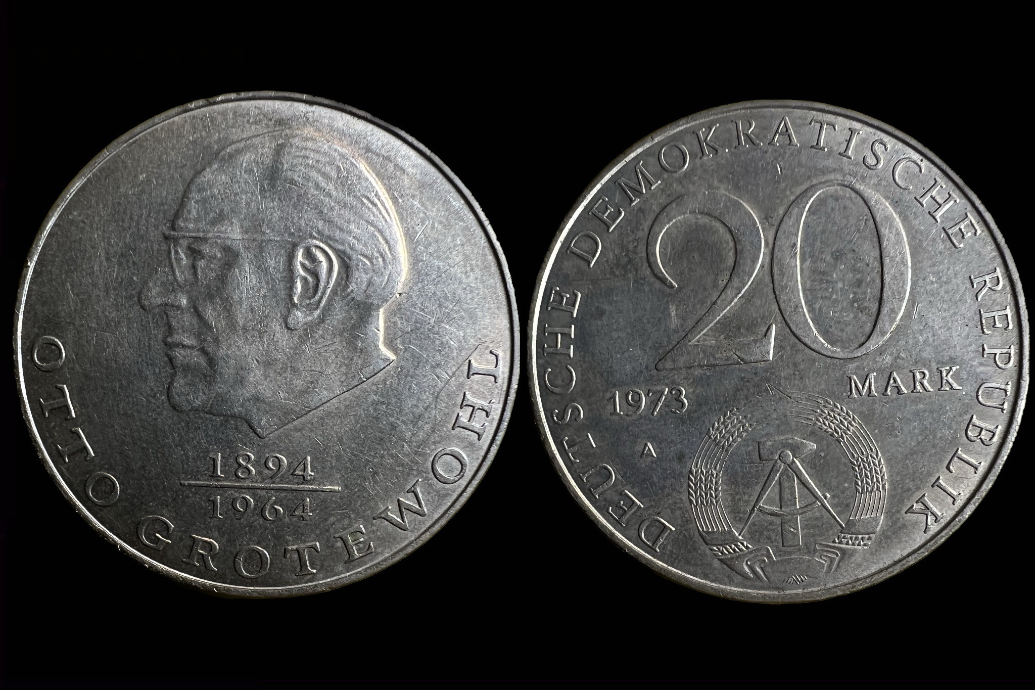 20 márka (1973)DDR Németország BU 