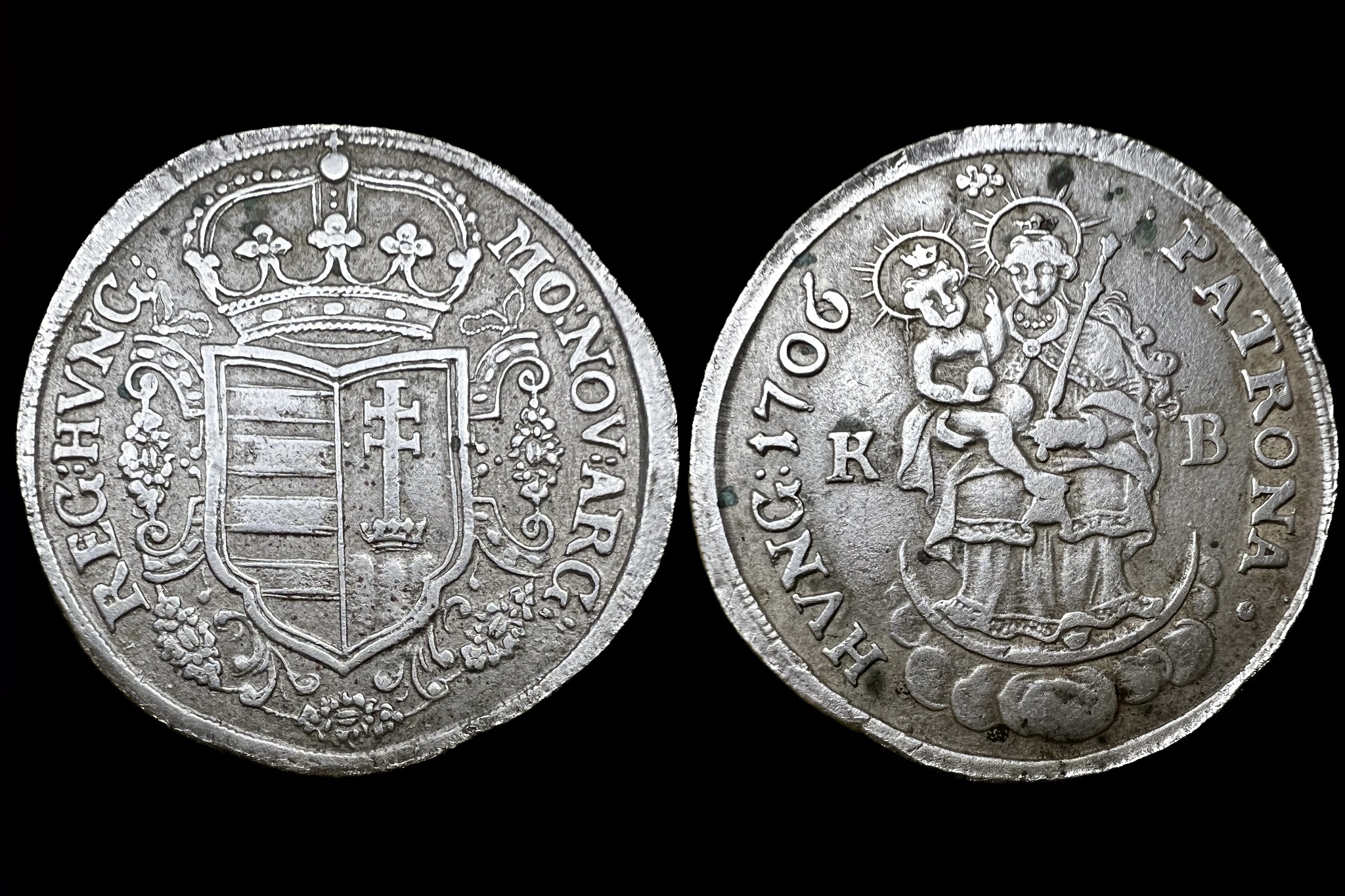 Rákóczi Ferenc 1/2 Tallér 1706
