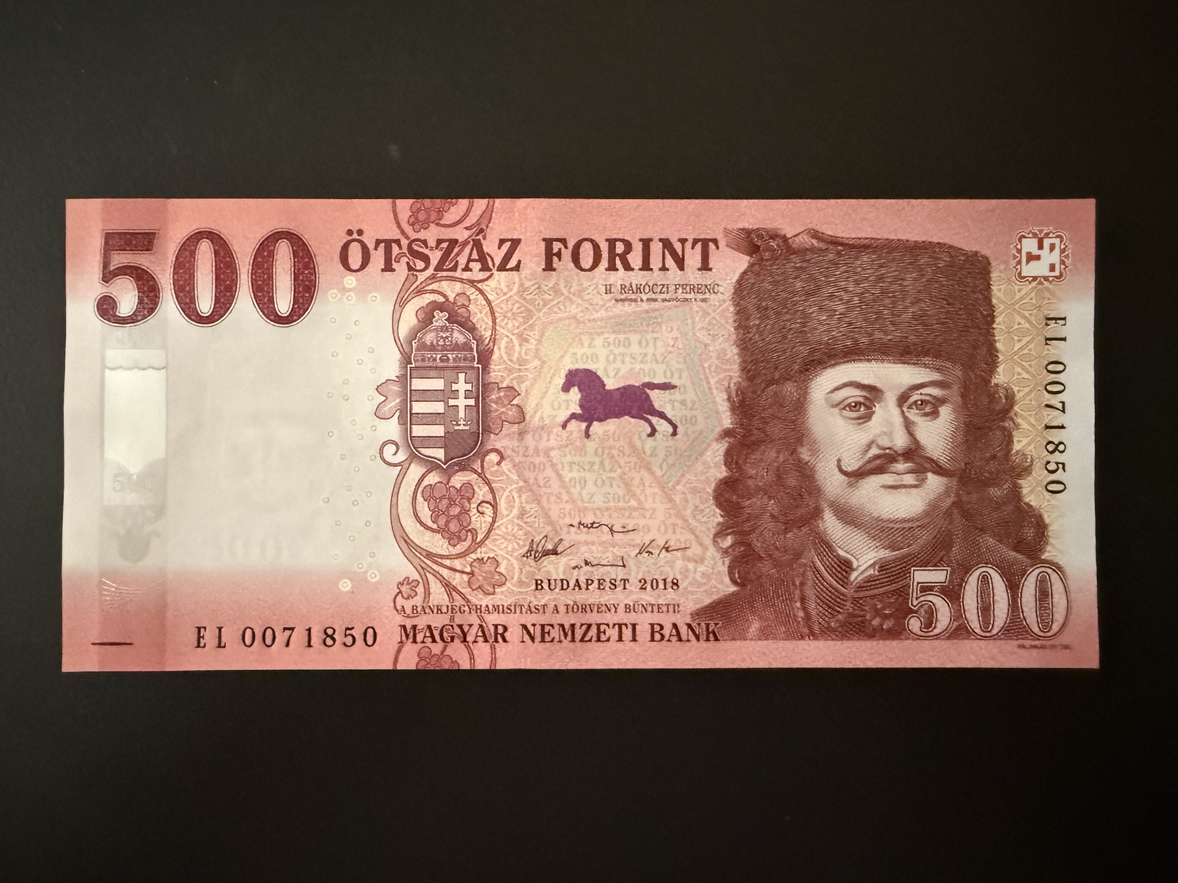 500 Forint UNC 2018 EL Adamo F60.10