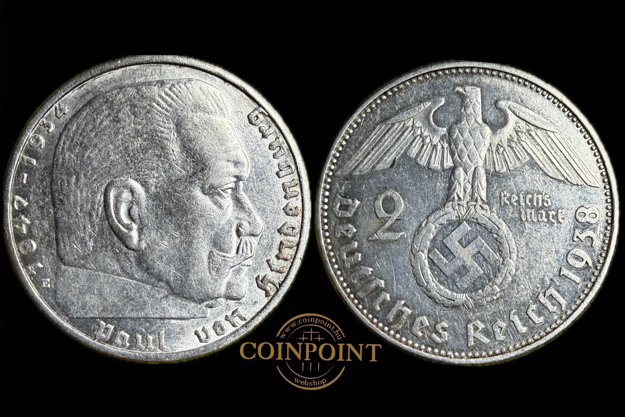 Reichsmark 2 Márka 1938 E