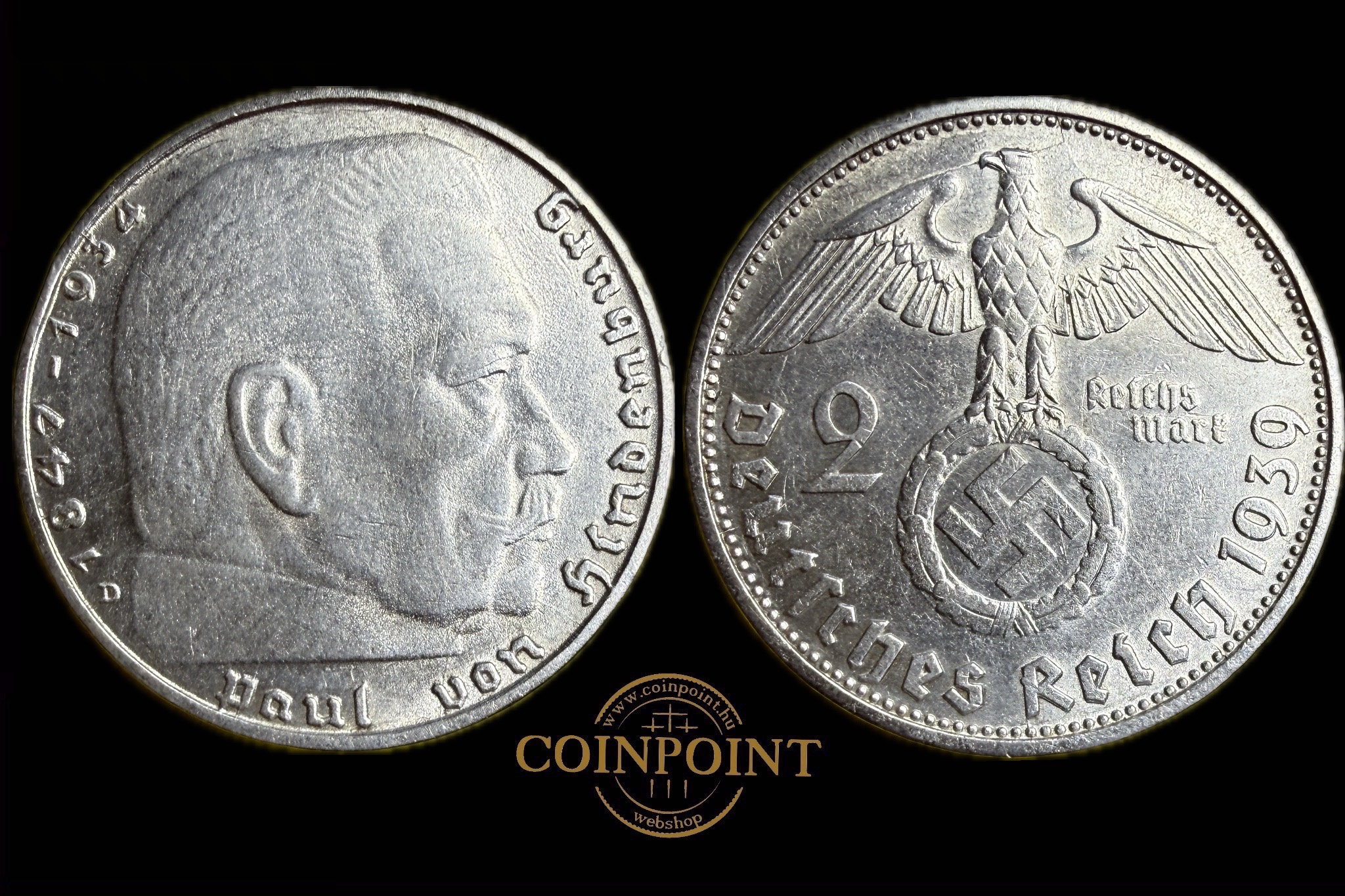 Reichsmark 2 Márka 1939 D