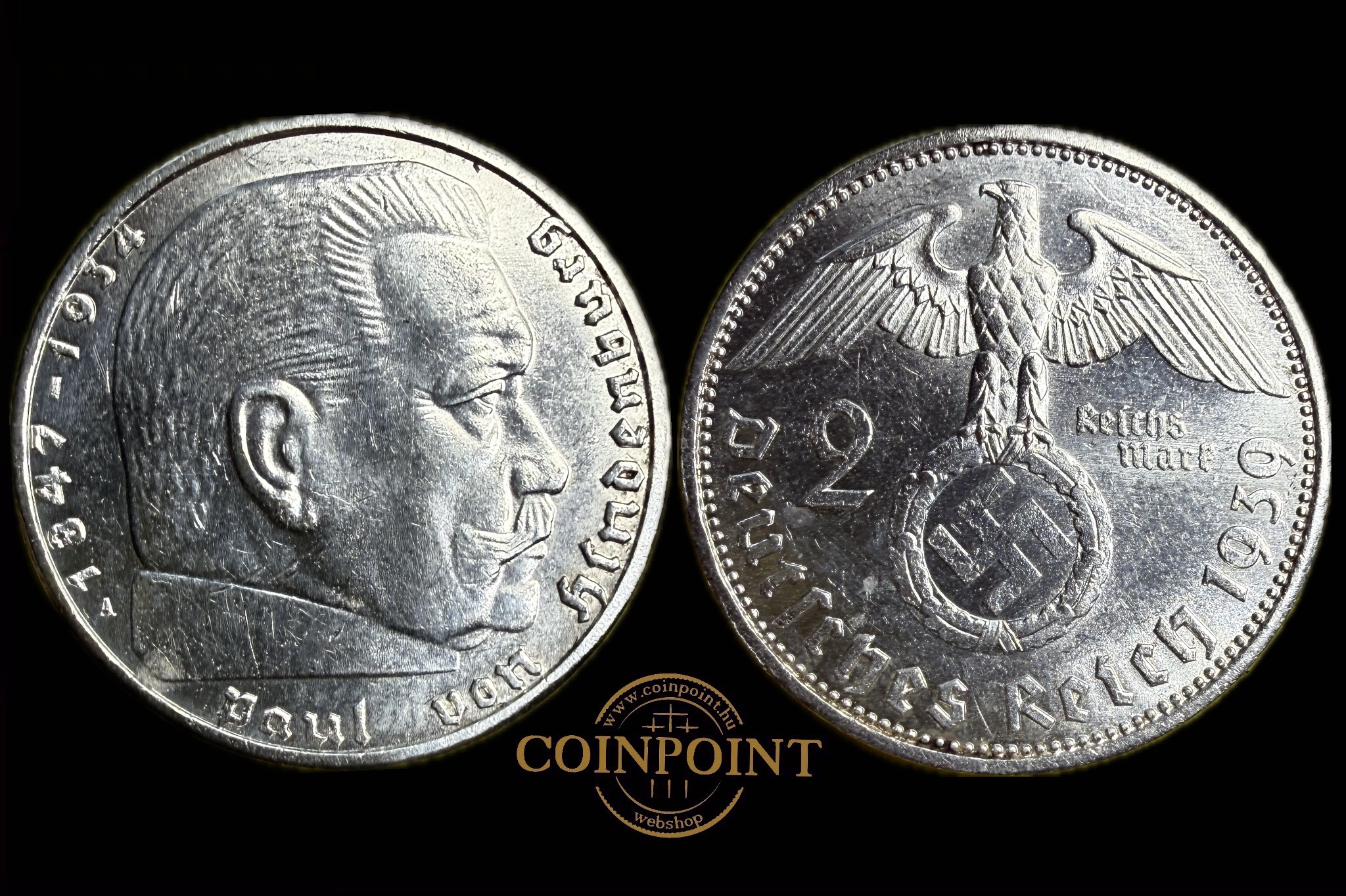 Reichsmark 2 Márka 1939 A