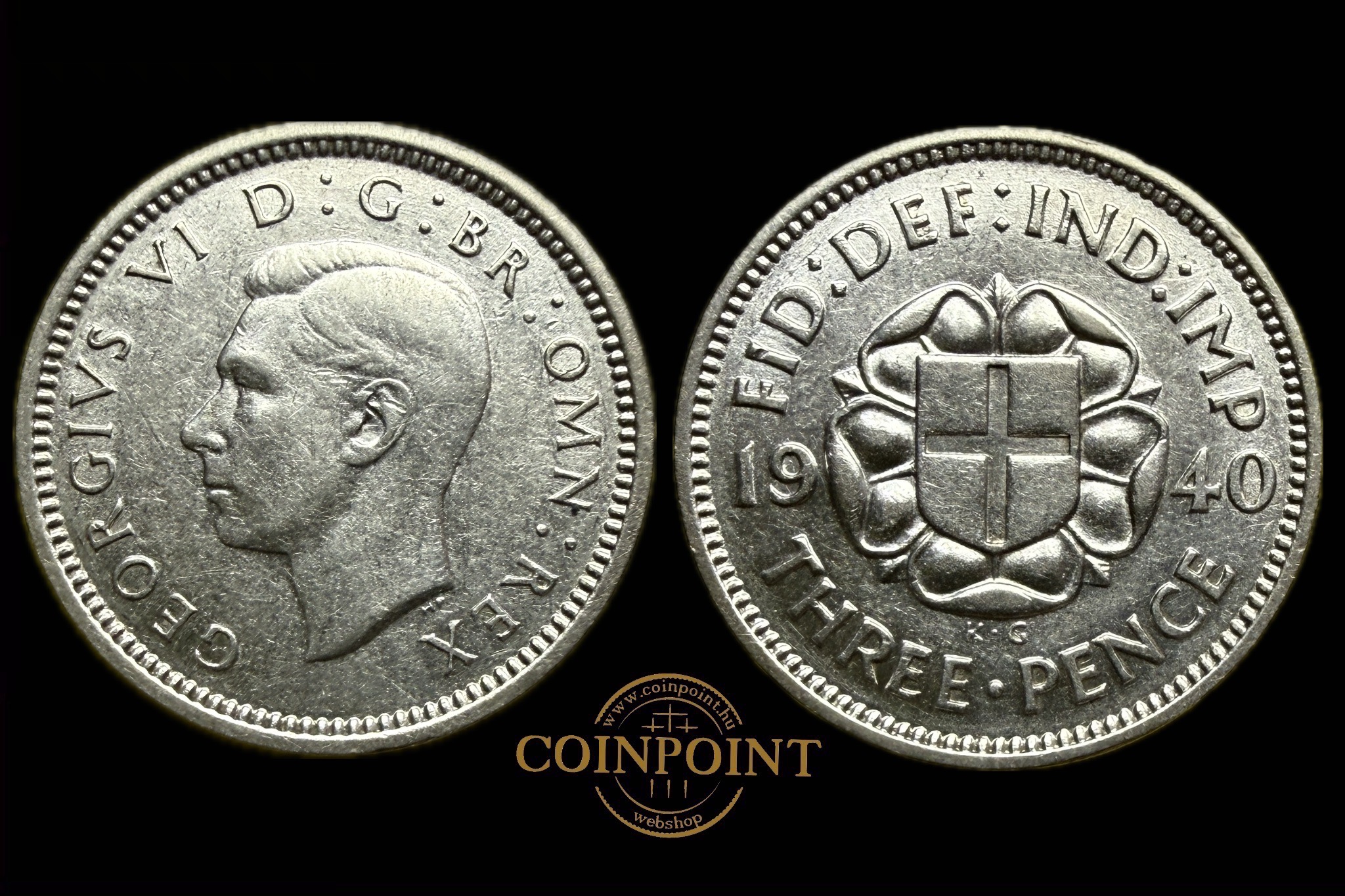 VI.Georg 3 Penny ezüst (Anglia 1940) KM848