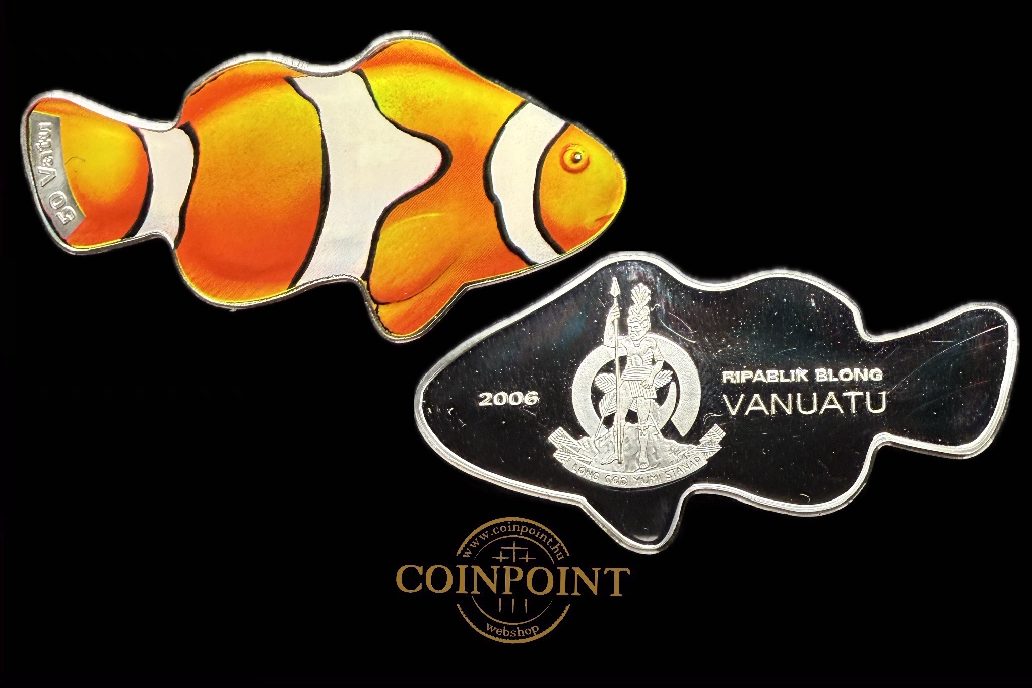 50 Vatu Vanutu 999 ezust (2006) Ripablik Blong Vanutu UNC