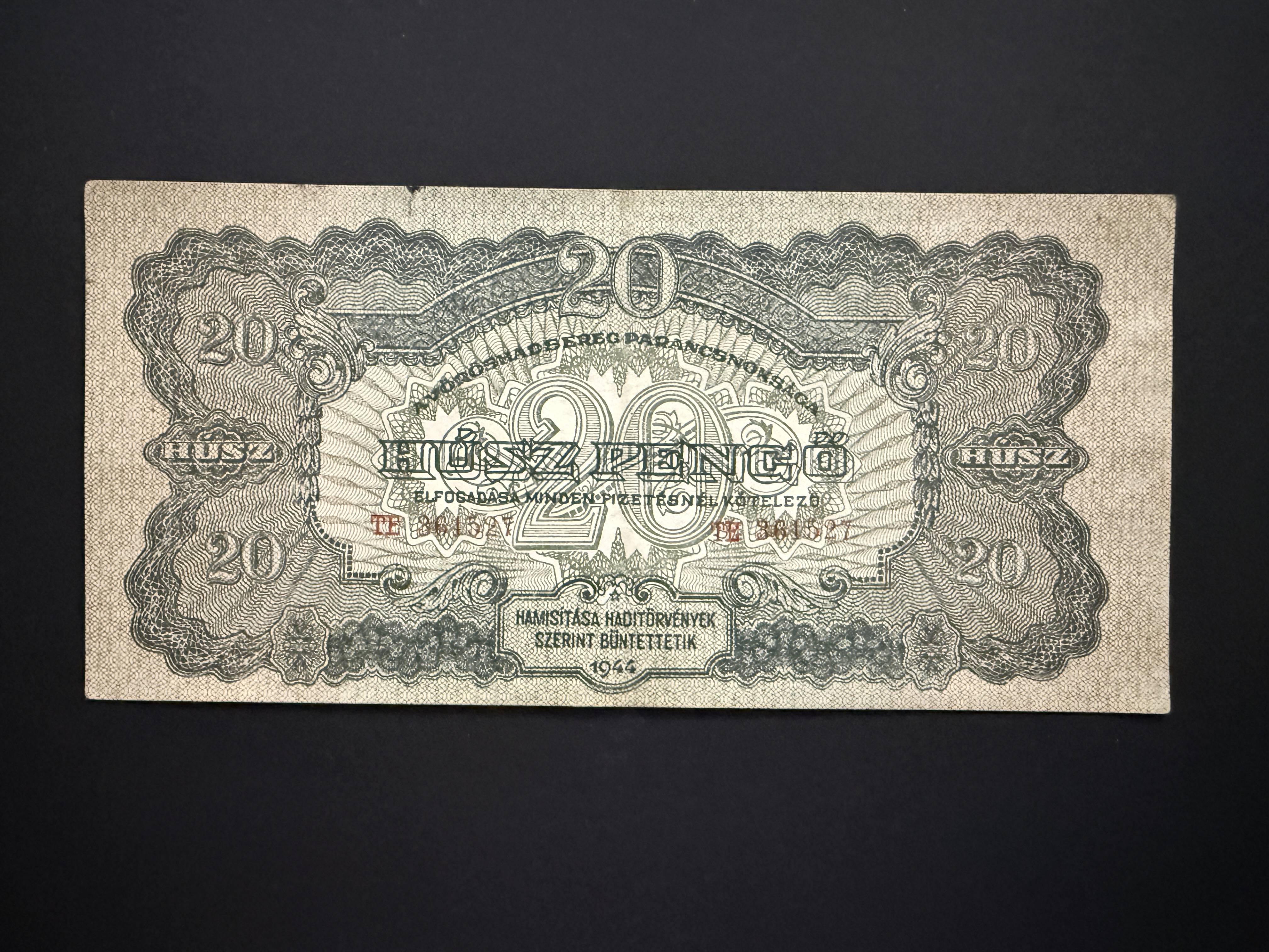 20 Pengő Vöröshadsereg (1944) Adamo P45 VF