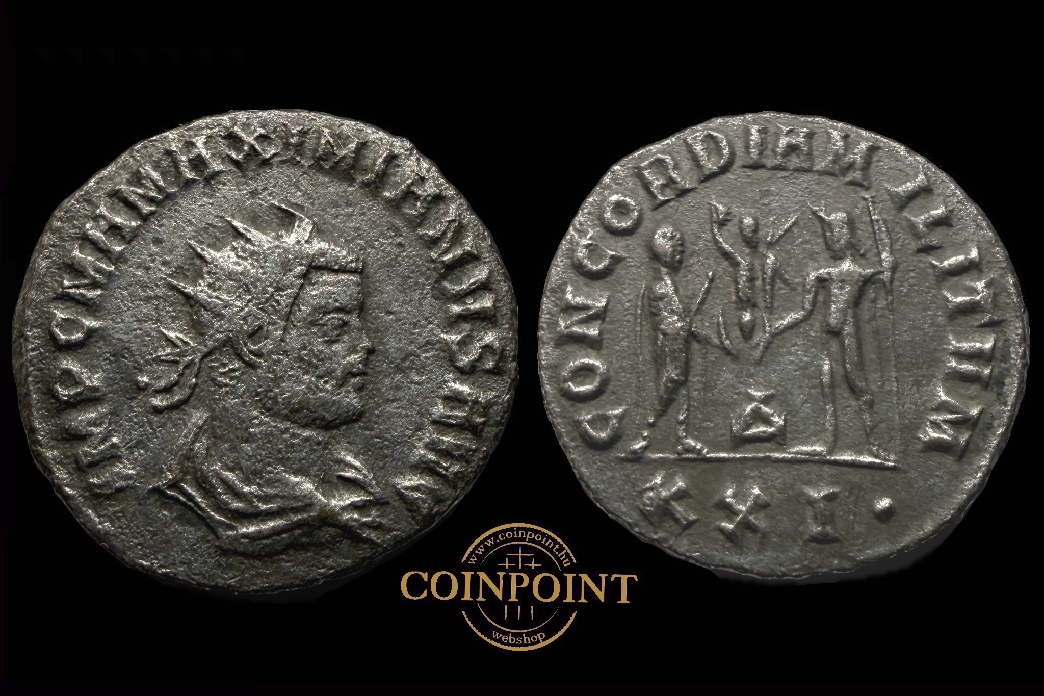Maximianus Antoninian (i.sz.286-305) RIC 595 var.