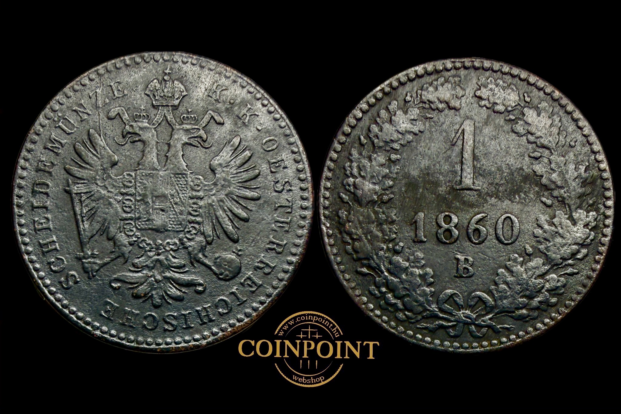Ferenc József 1 Krajcár (1860)B Adamo M4