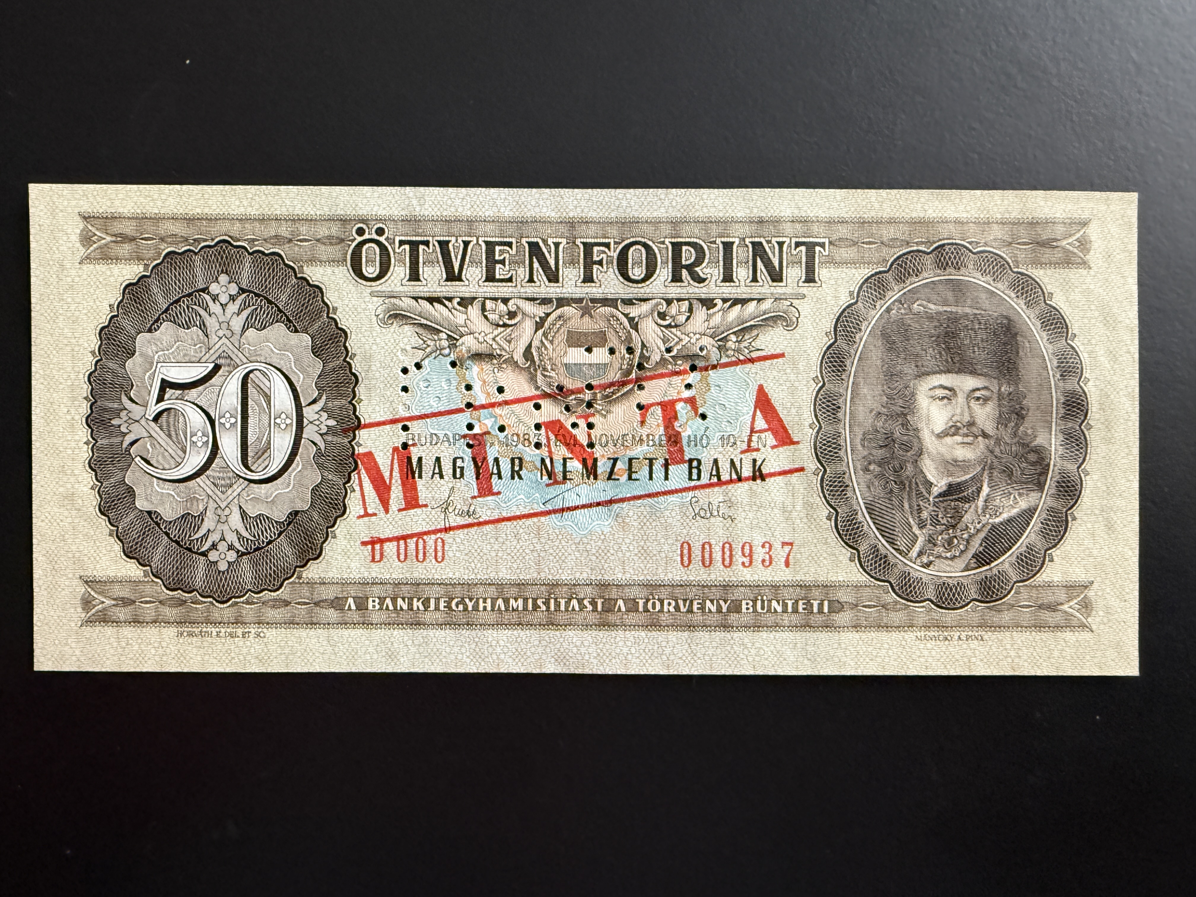 50 Forint MINTA UNC (1983) 00937 D Adamo F23Ma