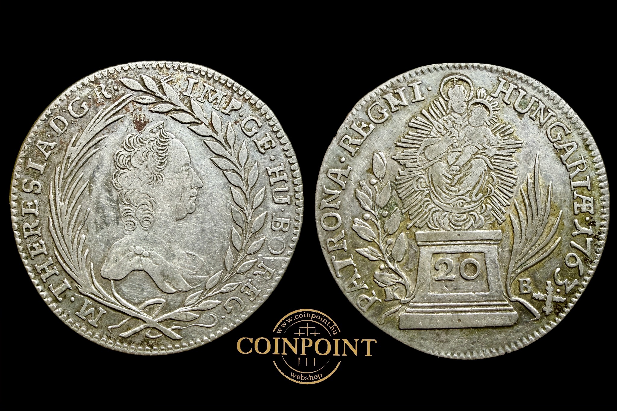 Mária Terézia 20 Krajcár (1763) KB