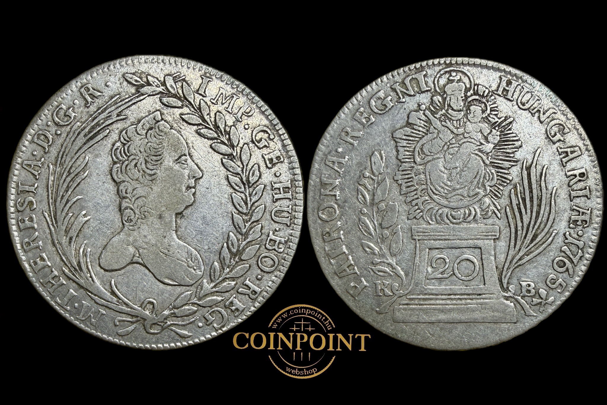 Mária Terézia 20 Krajcár (1765) KB