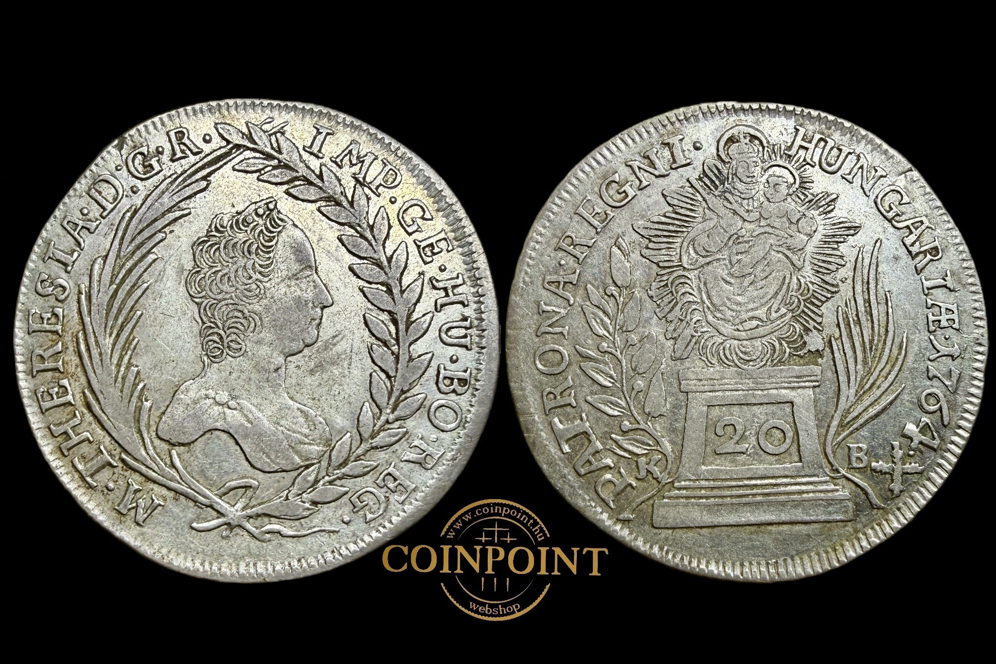 Mária Terézia 20 Krajcár (1764) KB