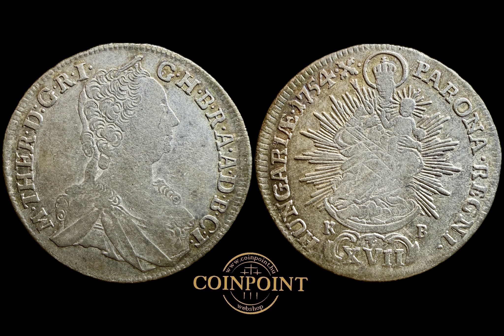 Mária Terézia XVII Krajcár (1754) KB