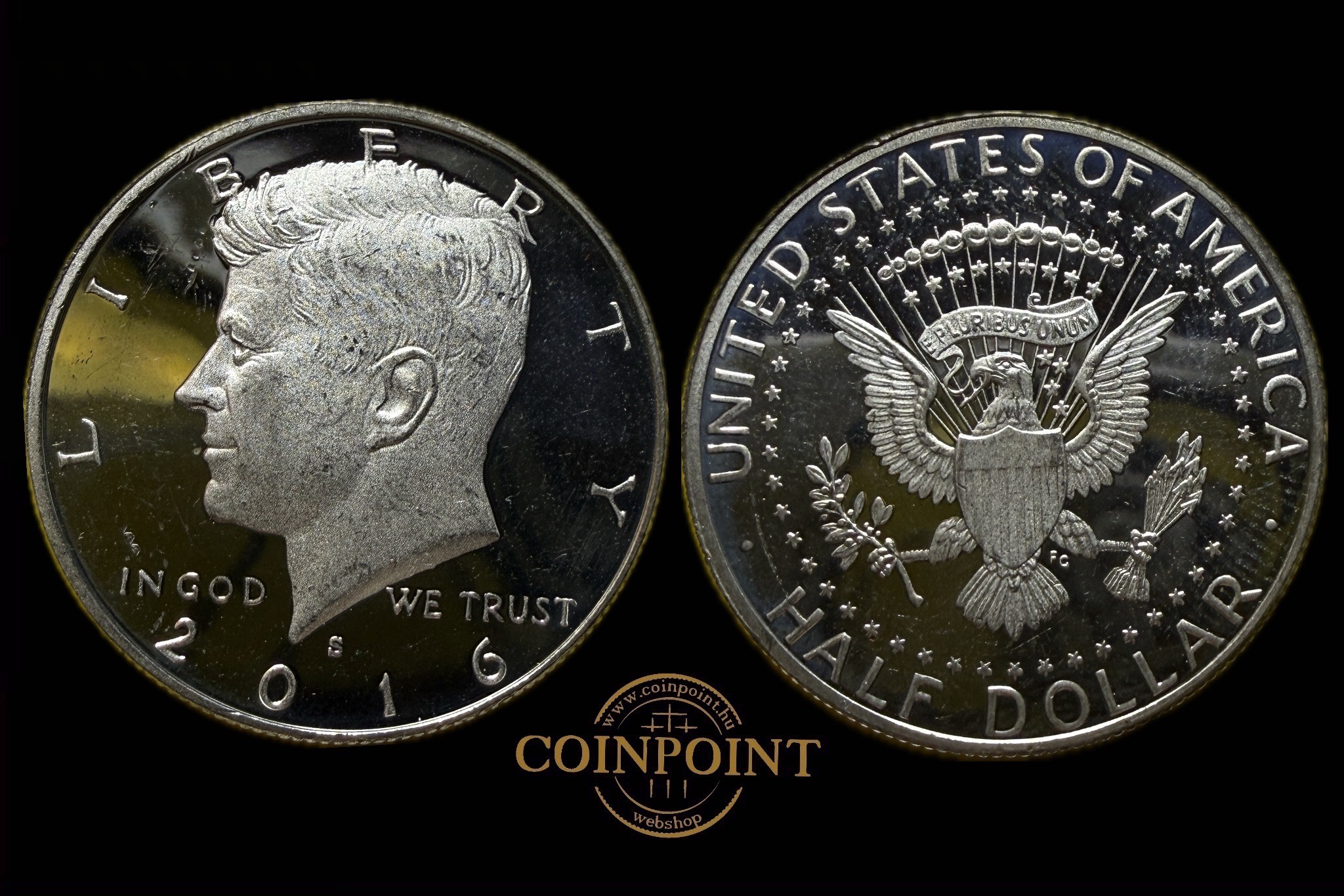 USA Kennedy Half dollar (2016)S Proof ezüst 900’