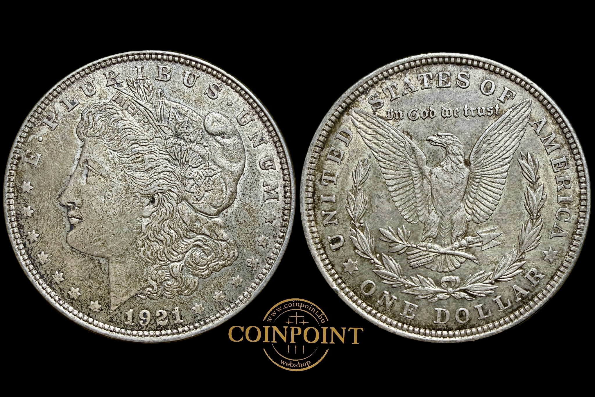 USA Morgan dollár (1921) extra patina!