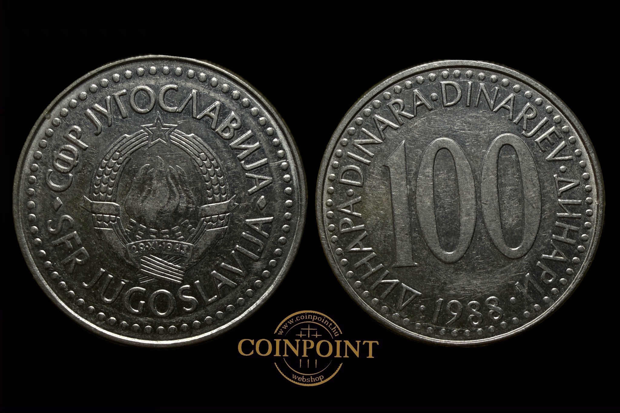 Jugoszlávia 100 Dinár 1988 KM114