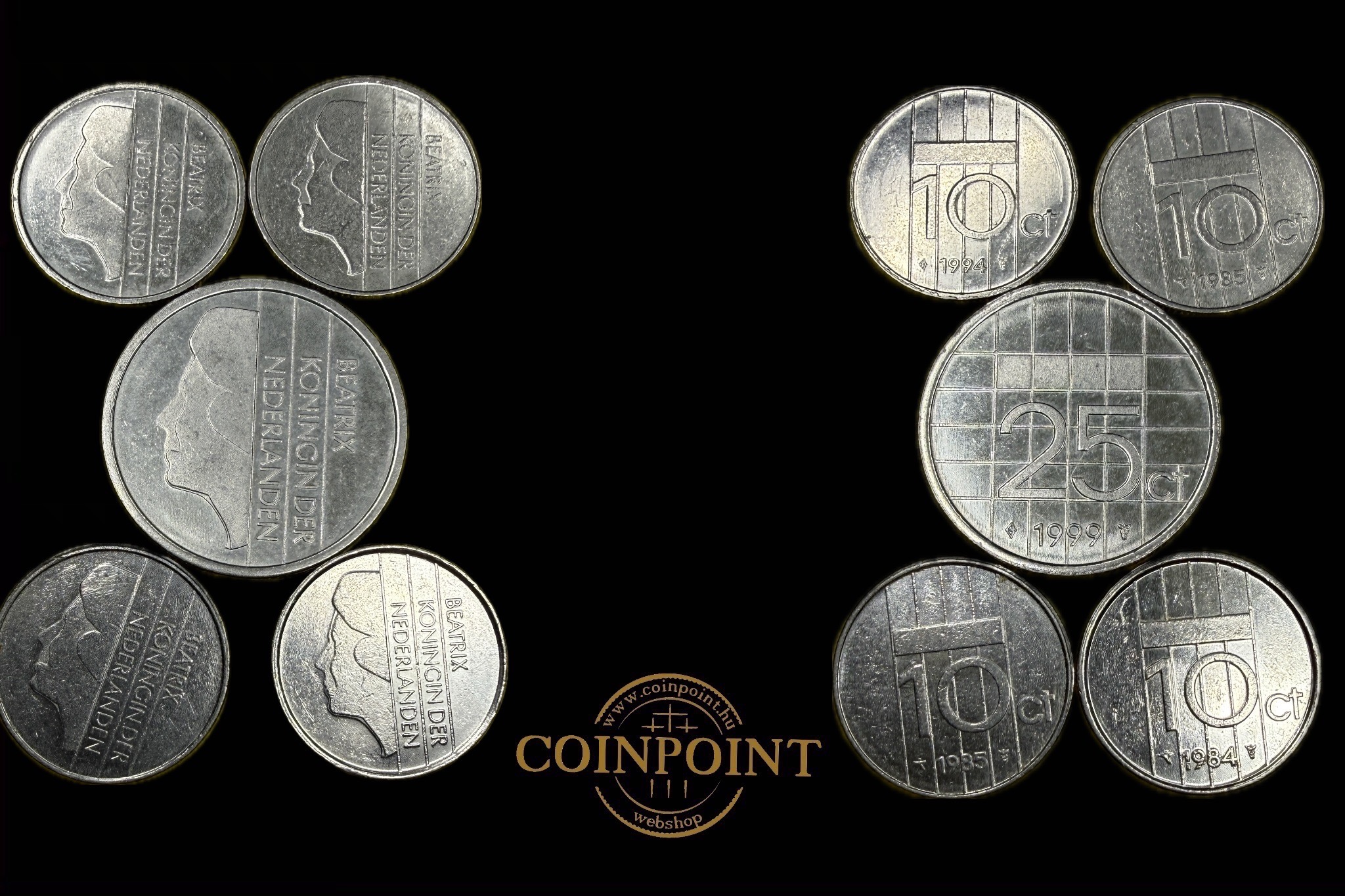 Hollandia Lot Cent 5db (1984,85,94,99) 