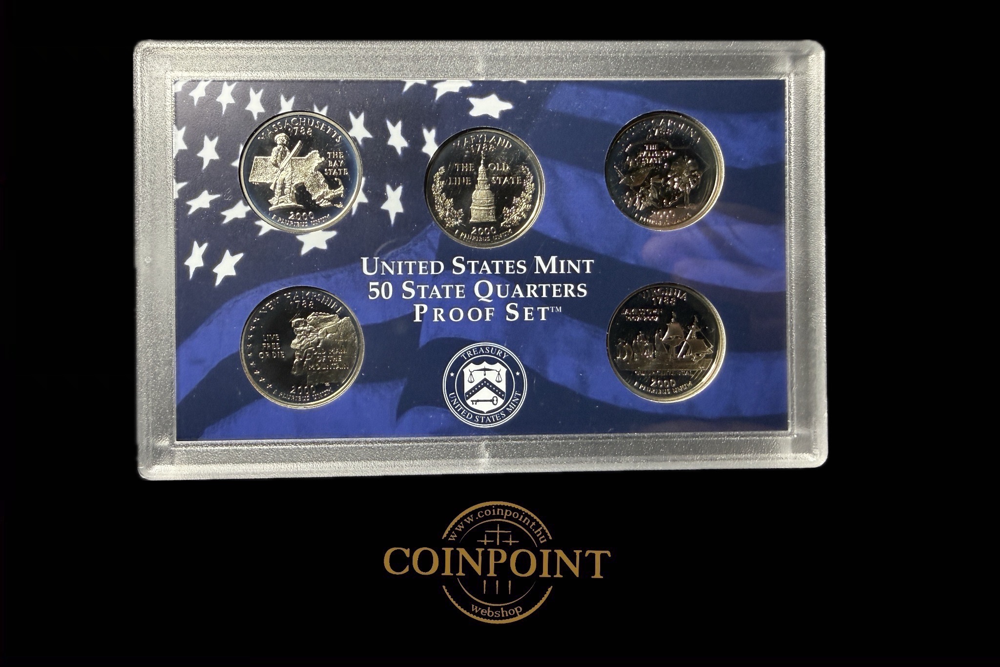USA 50 State Quarters Proof set 2000 UNC
