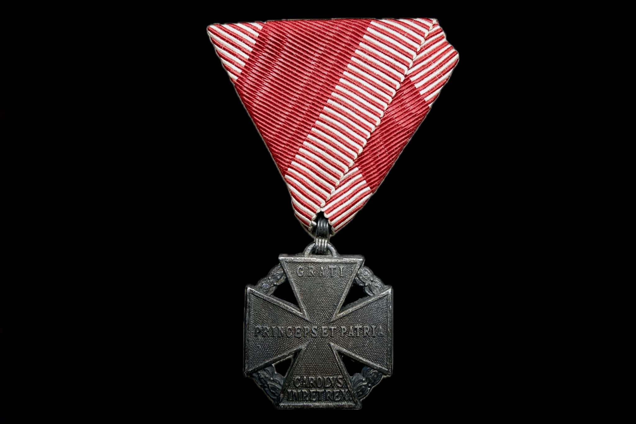 IV.Károly Csapatkereszt mellszalagon