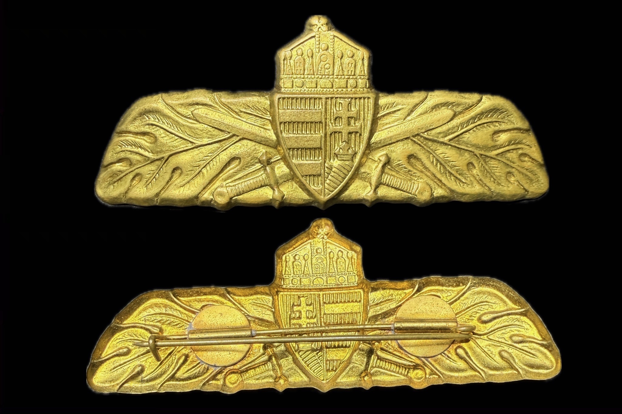 Magyar Honvédség tiszti állományjelző jelvény arany