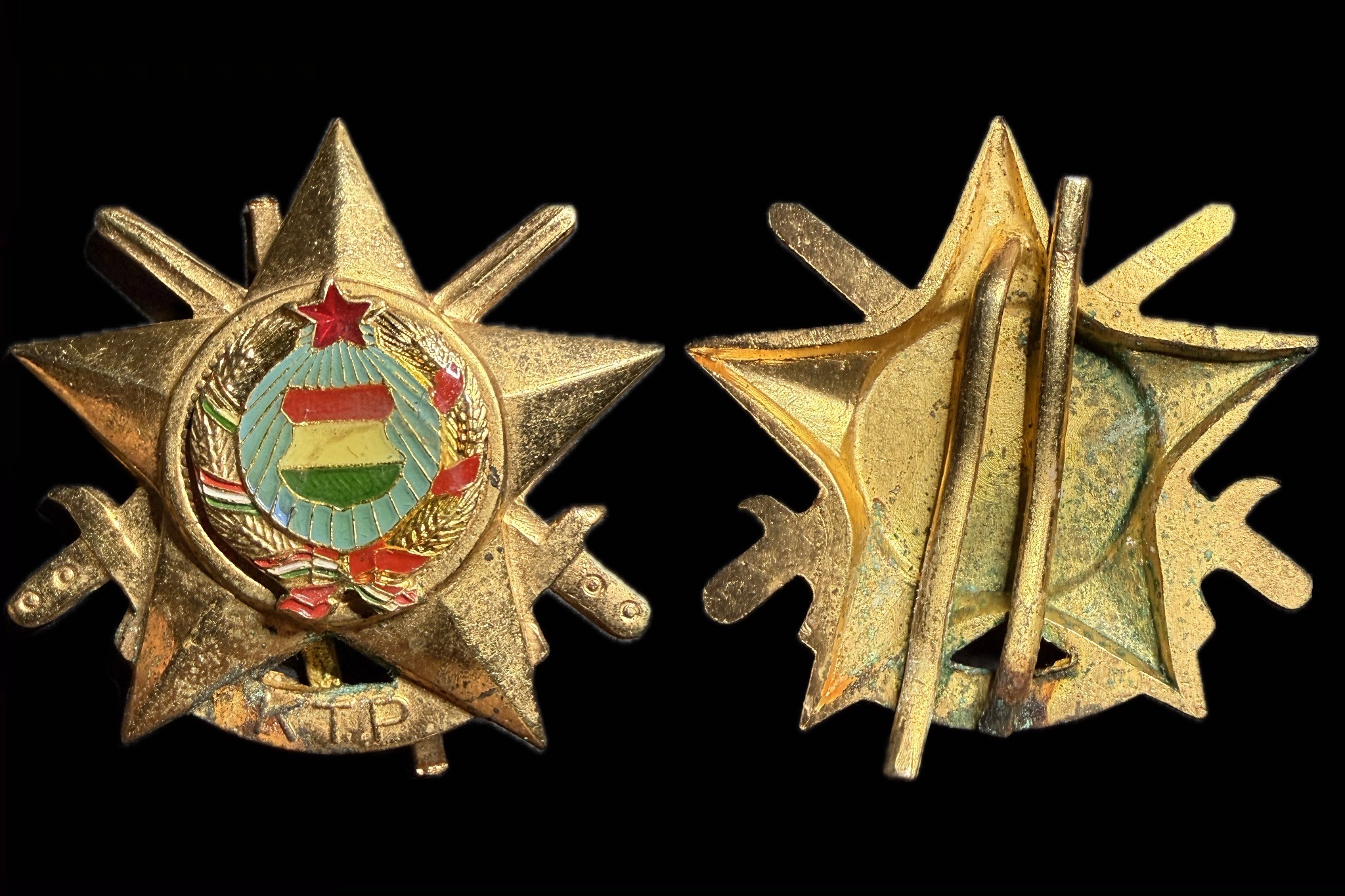 KTP Katonai Tízpróba jelvény arany