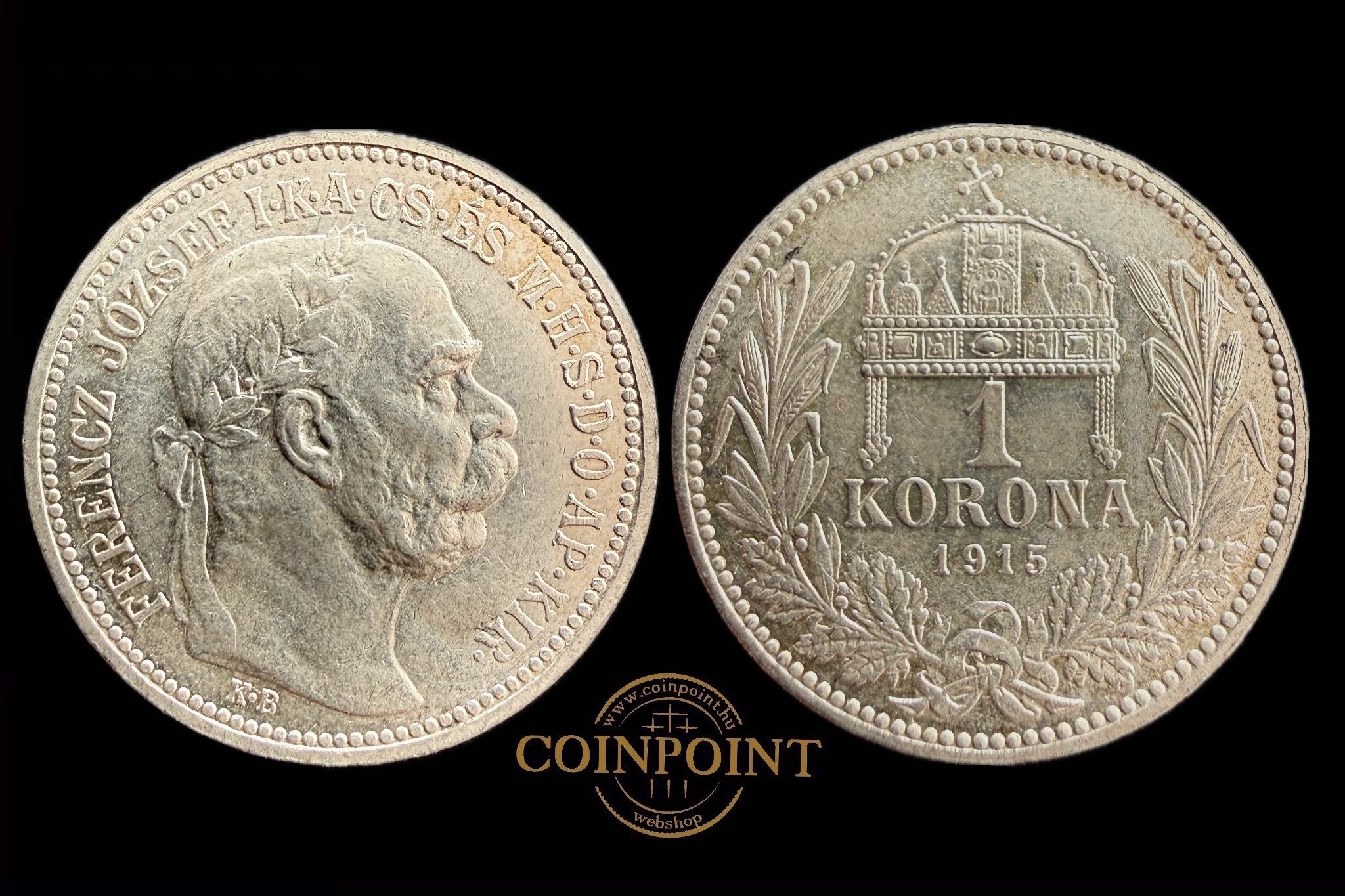Ferenc József 1 Korona (1915) Adamo K5.1