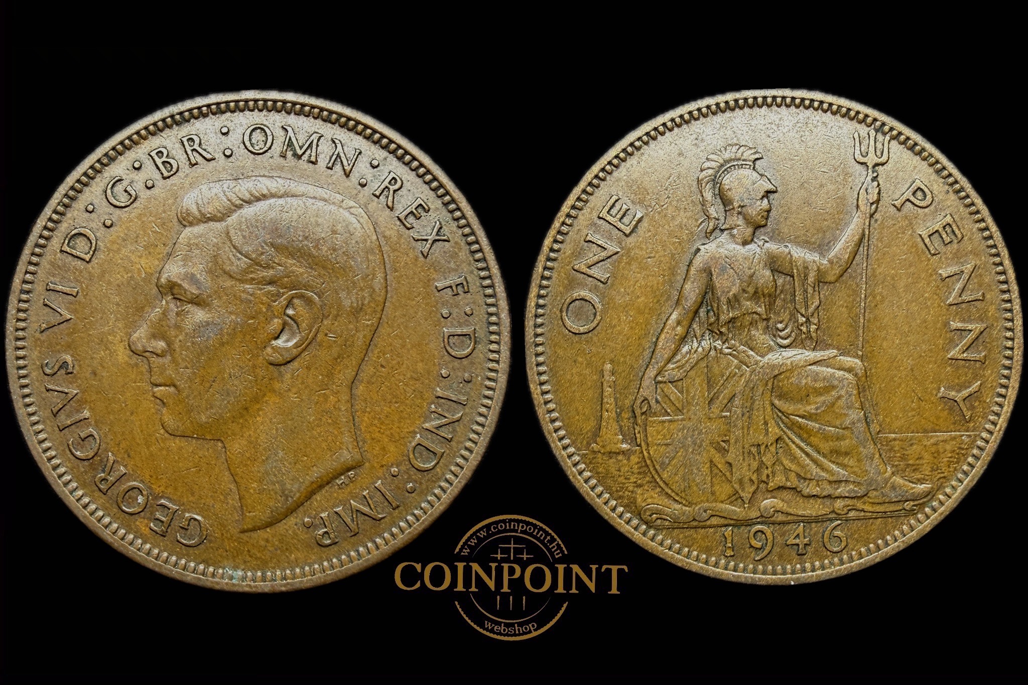 Anglia VI. George 1 Penny 1946