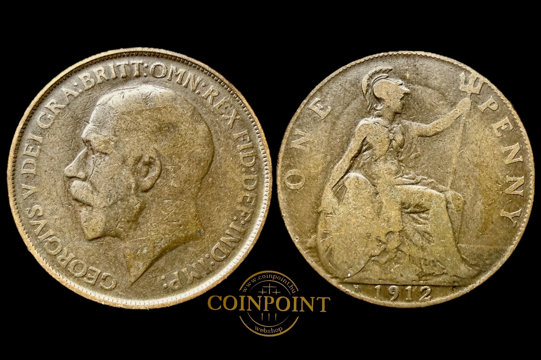 Anglia V. George 1 Penny 1912