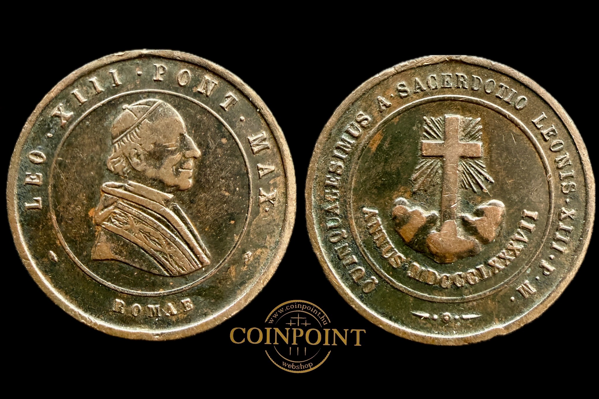 Vatikán XIII. Leo Pápa Medál Róma