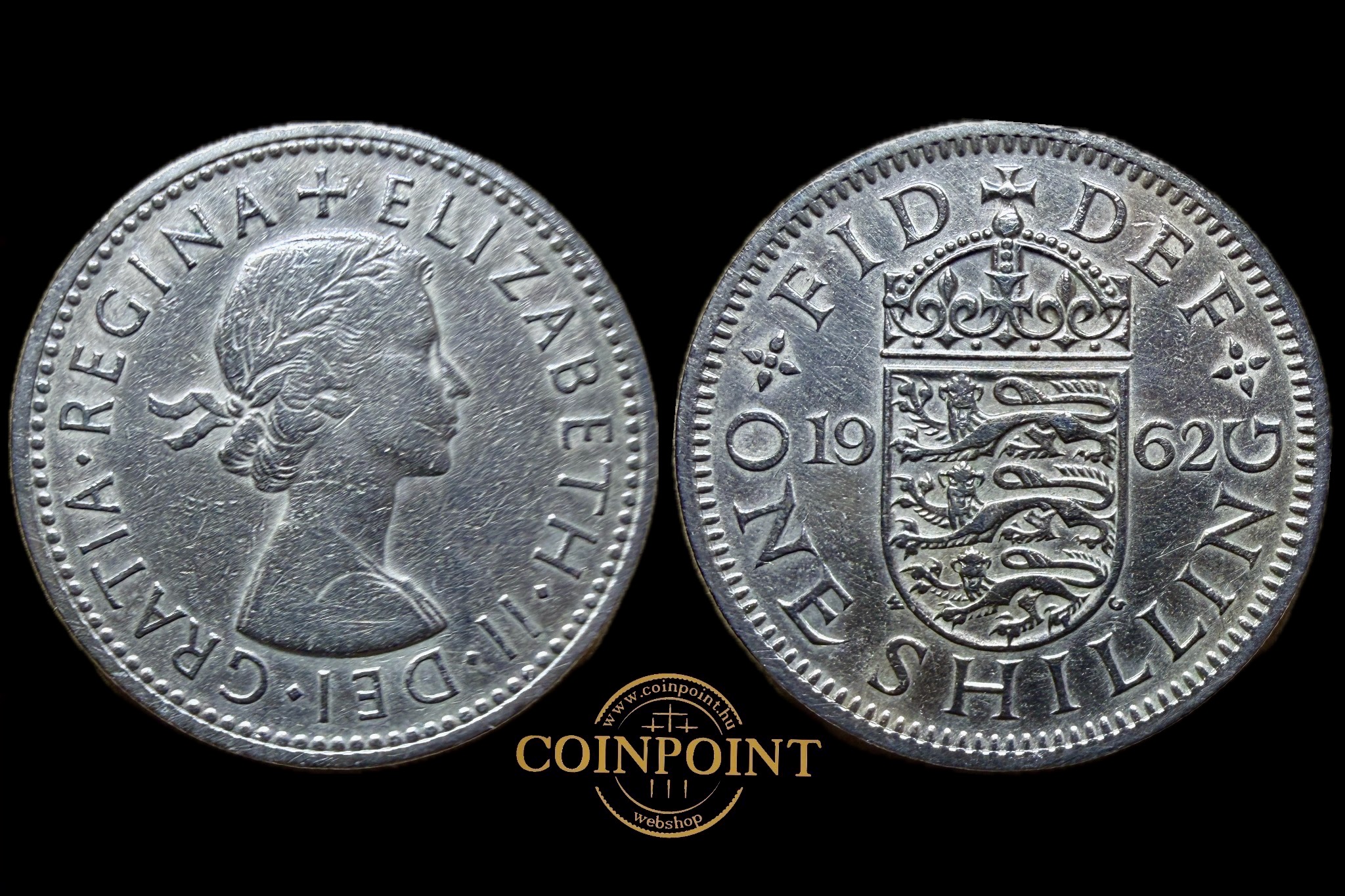 Anglia II.Erzsébet 1 Shillings 1962