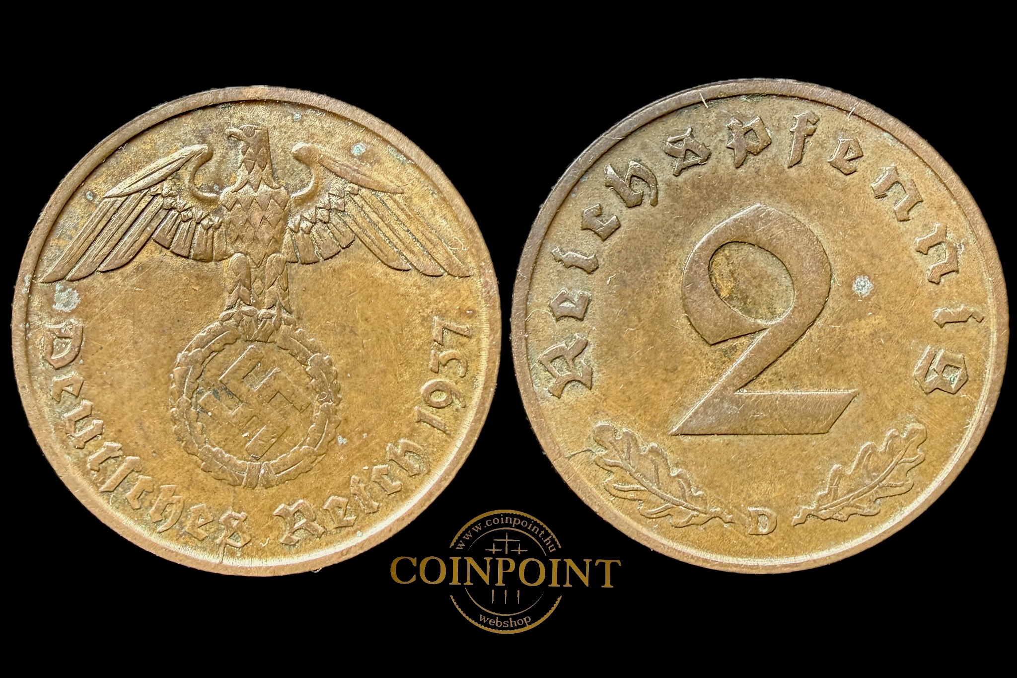 Németország 2 Reichpfennig 1937