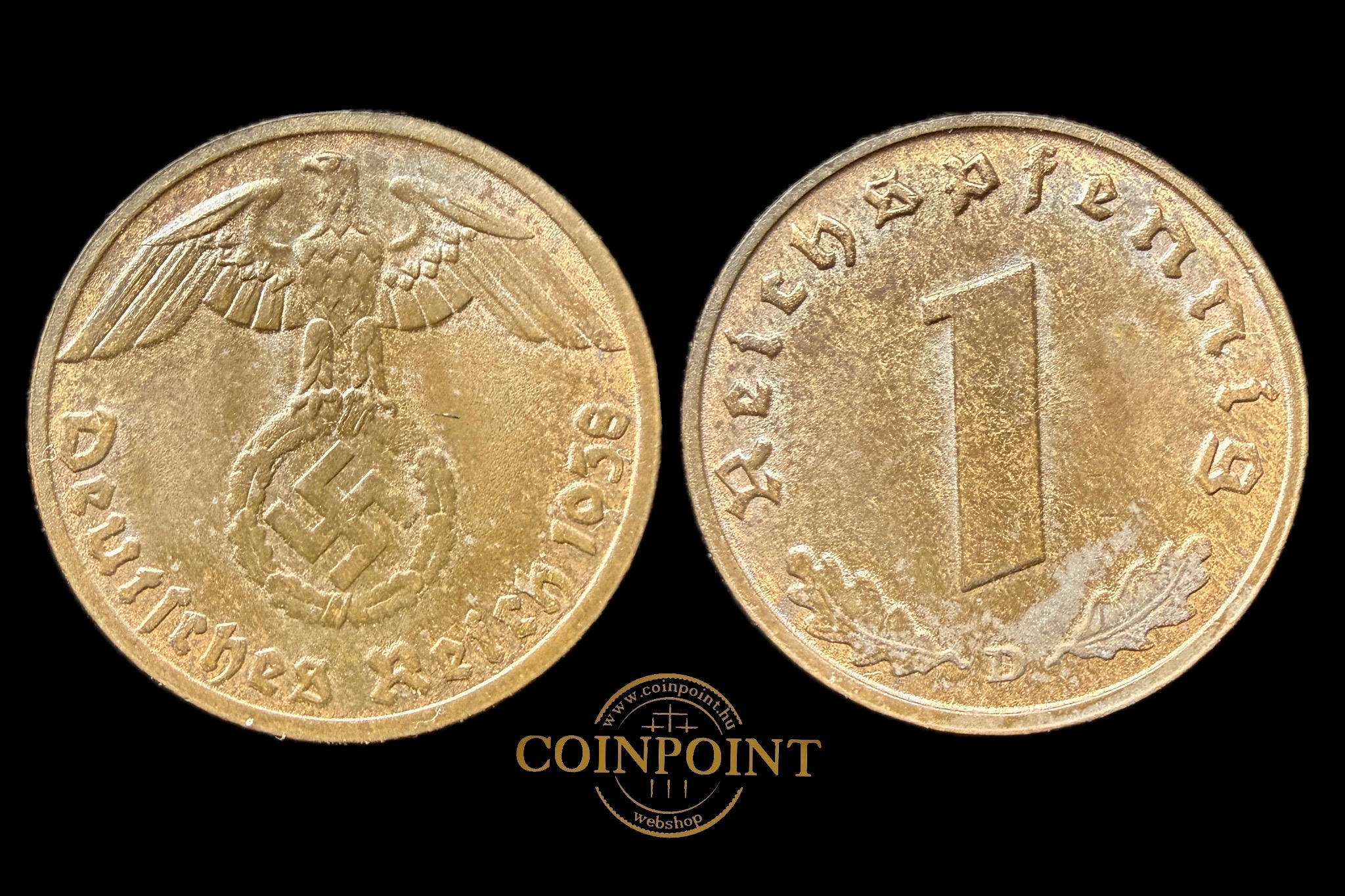 Németország 1 Reichpfennig 1938