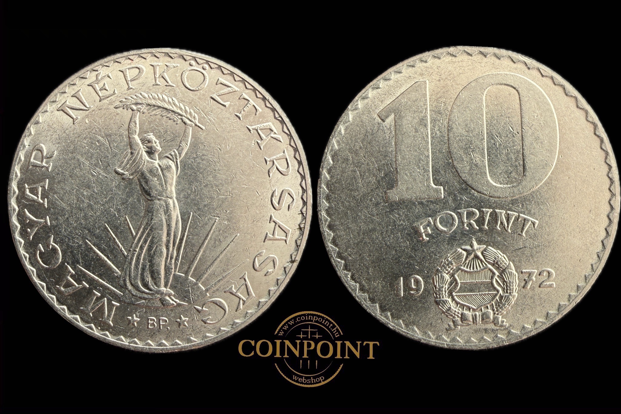 Magyar Népköztársaság 10 Forint 1971 Budapest Adamo F9 