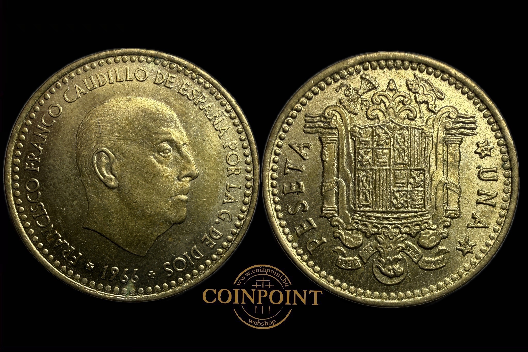 1 Peseta Francisco Franco 1966