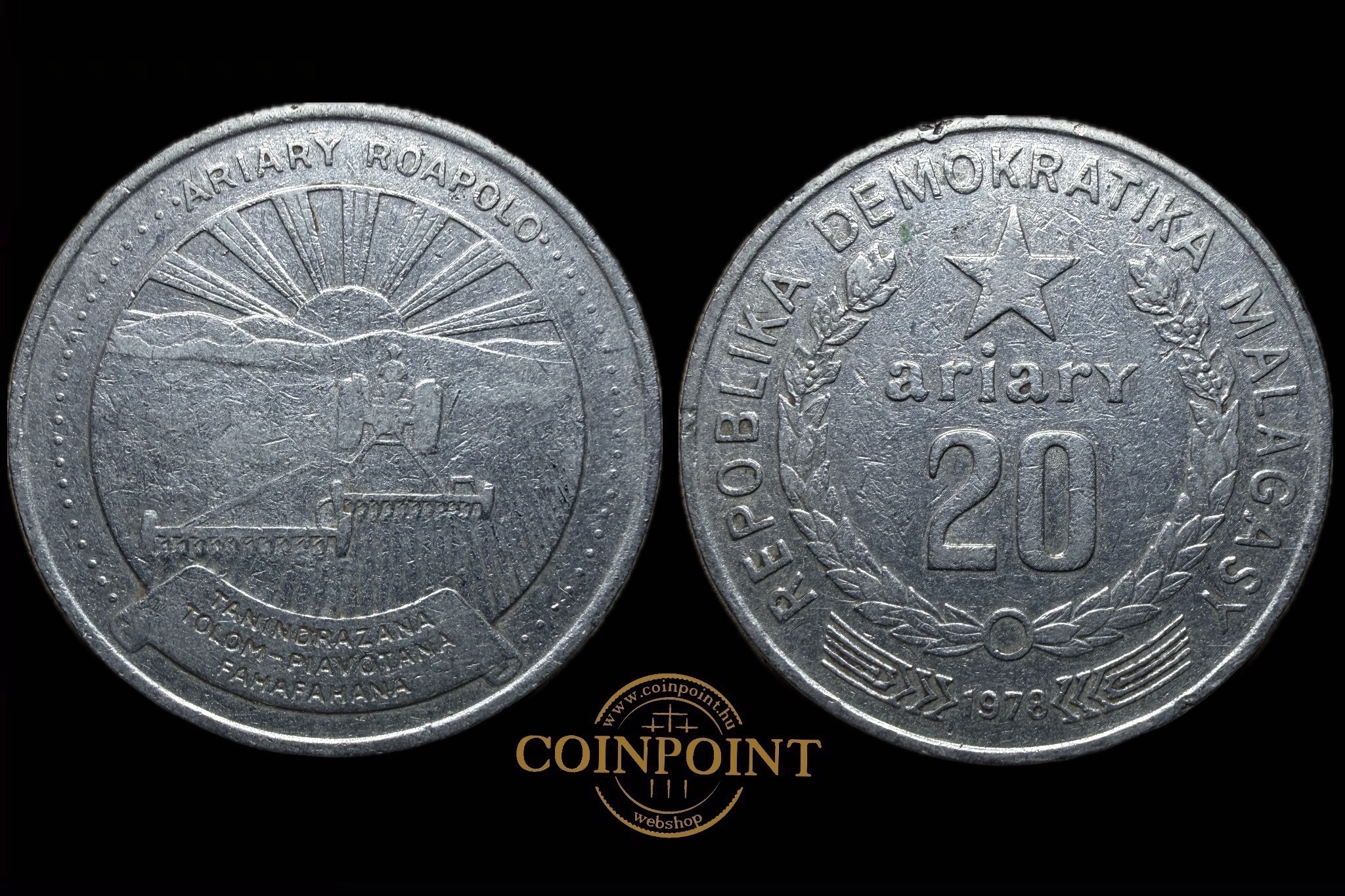 Madagaszkár 20 Ariary 1978